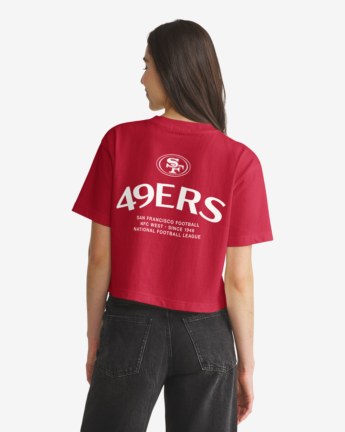 San Francisco 49ers HADRIAN '47 FOUNDATION CROP TEE FEMME