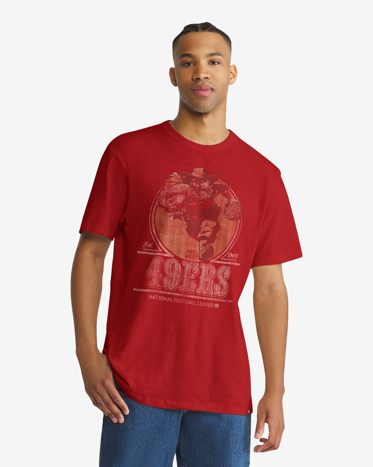 San Francisco 49ers EMBLÈME HISTORIQUE MARQUE '47 SCRUM TEE