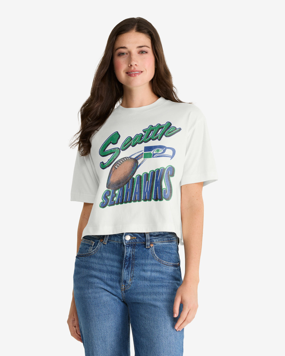 Seattle Seahawks HISTORIQUE DIME TIME '47 REED CITY TEE FEMME