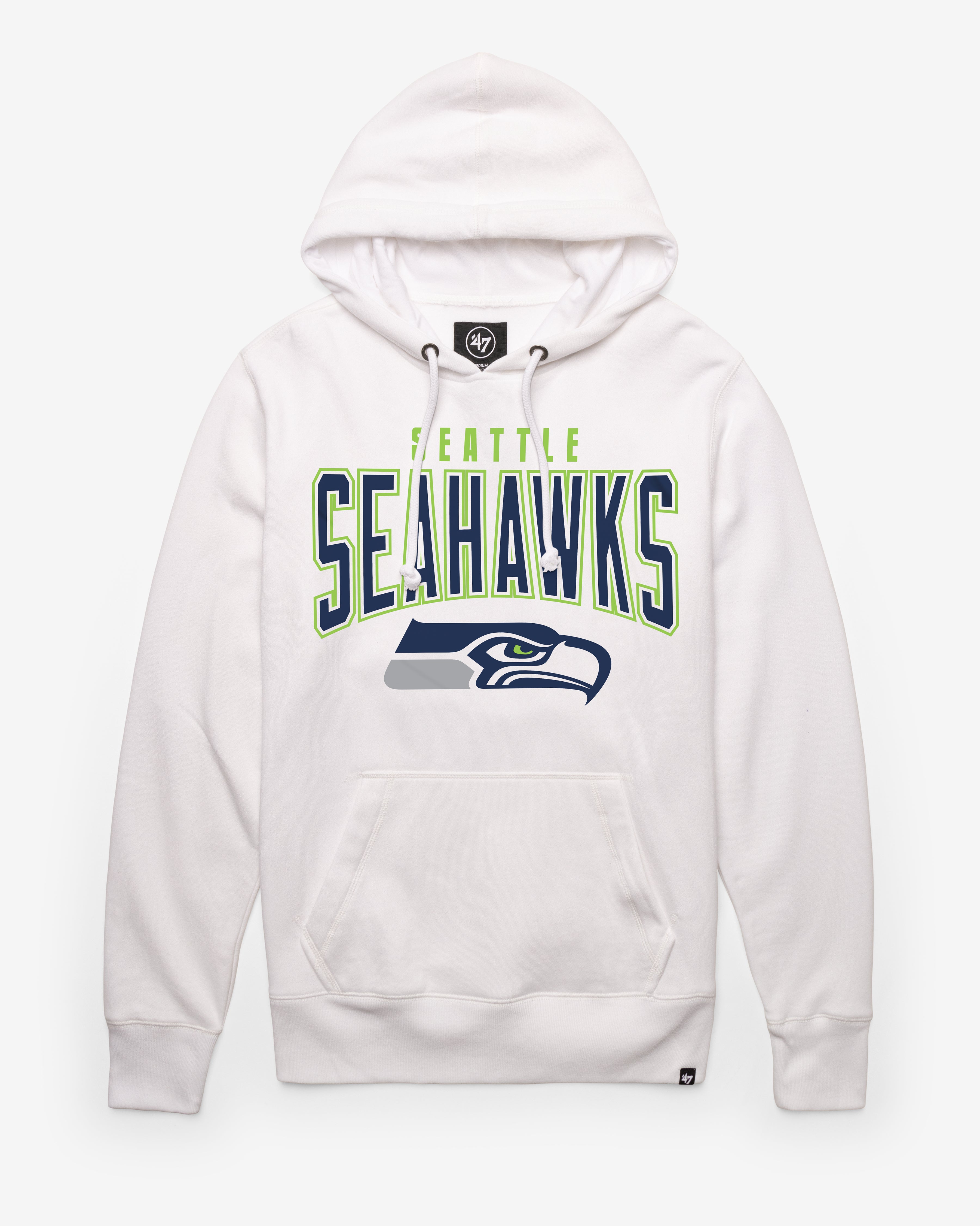 Seattle Seahawks ÉLÉMENTS DE L'ÉQUIPE ARCH '47 HEADLINE HOOD