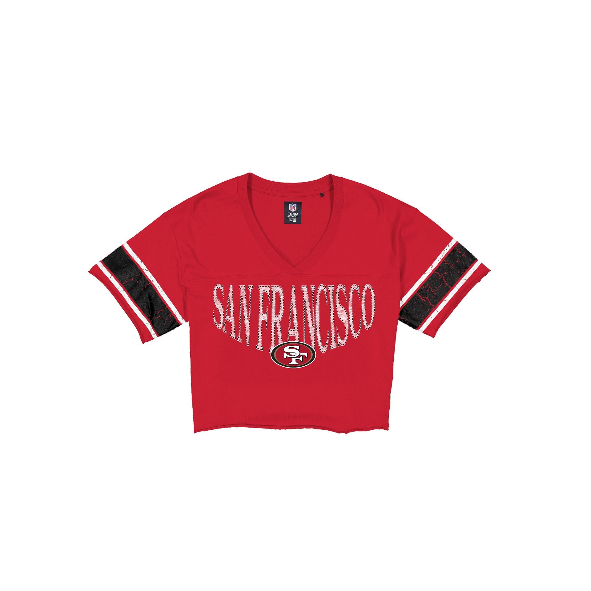 San Francisco 49ers 2026 T-shirt court fonctionnel Fandom pour femmes
