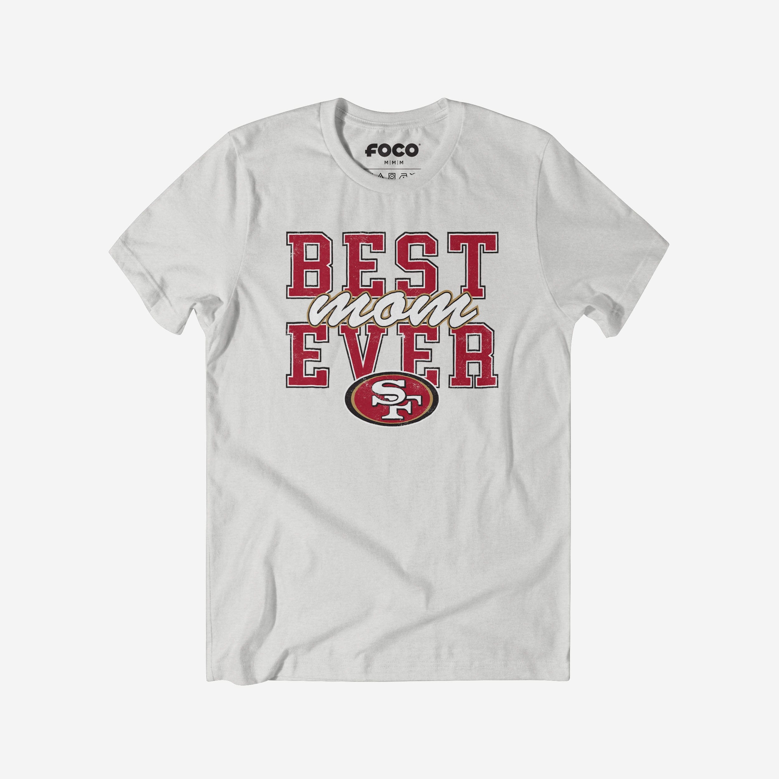 San Francisco 49ers T-shirt empilé la meilleure maman de tous les temps