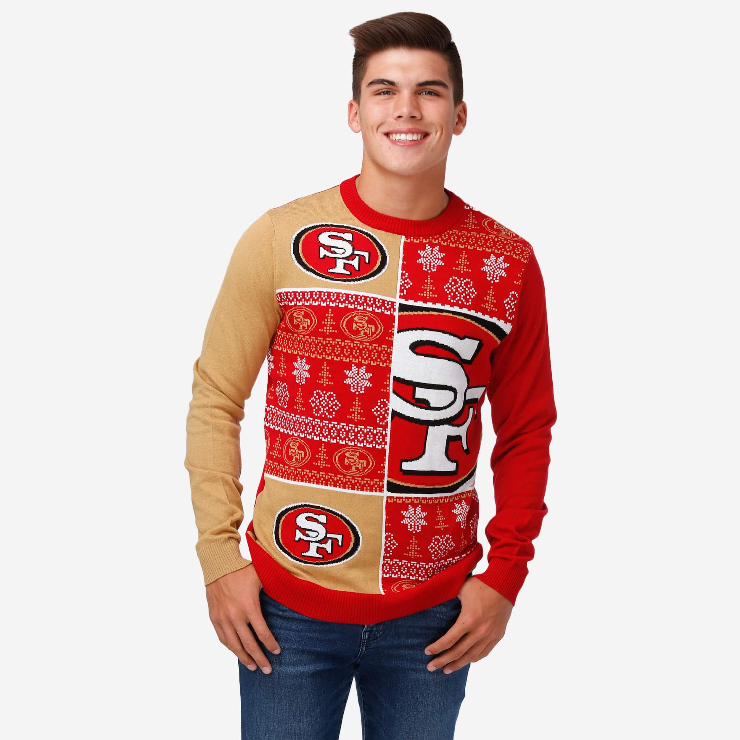 Pull San Francisco 49ers Busy Block Chutes de Neige