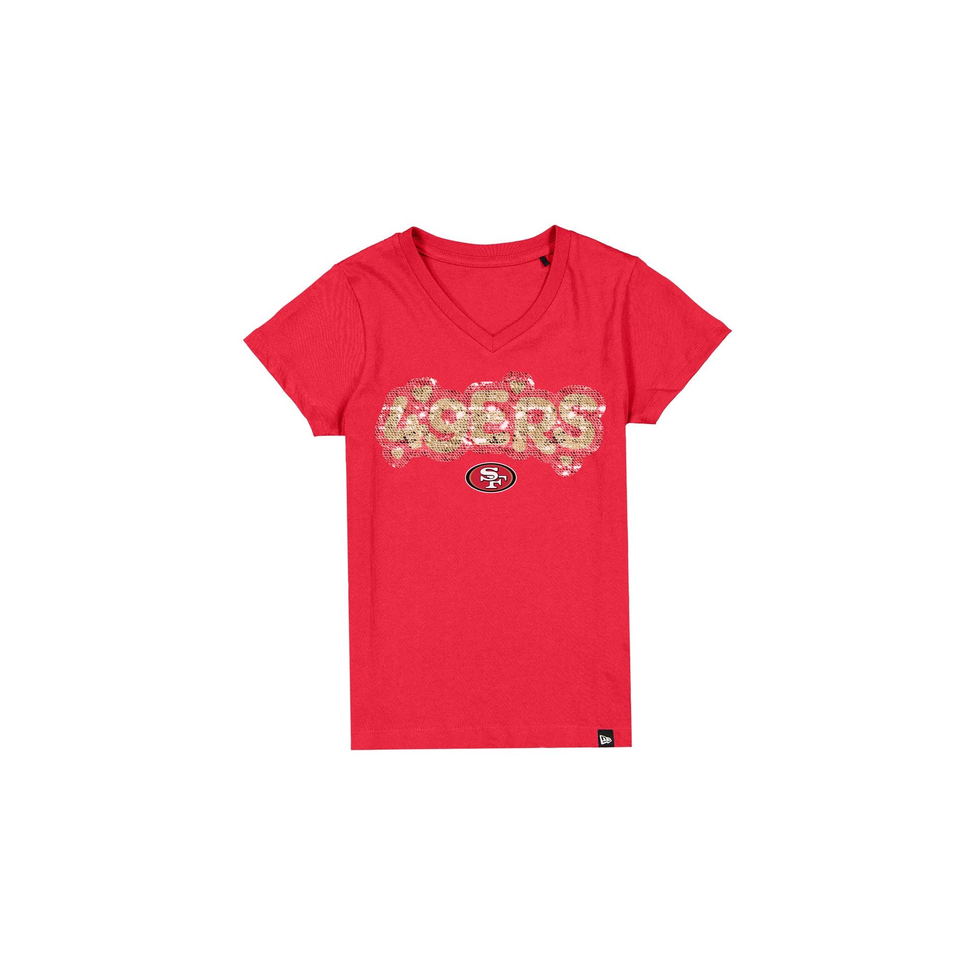 San Francisco 49ers T-shirt à paillettes pour filles