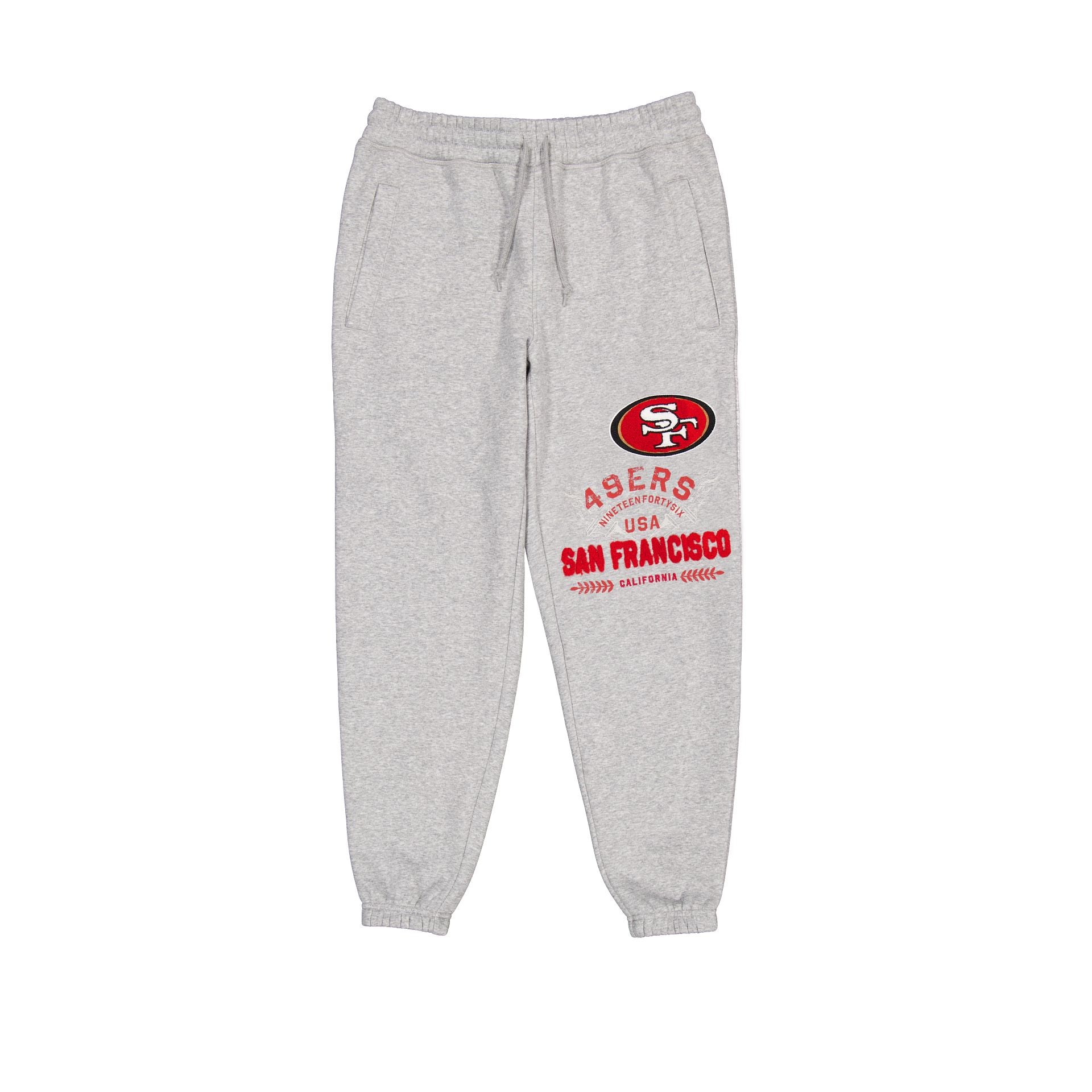 San Francisco 49ers Pantalon de survêtement universitaire gris chiné