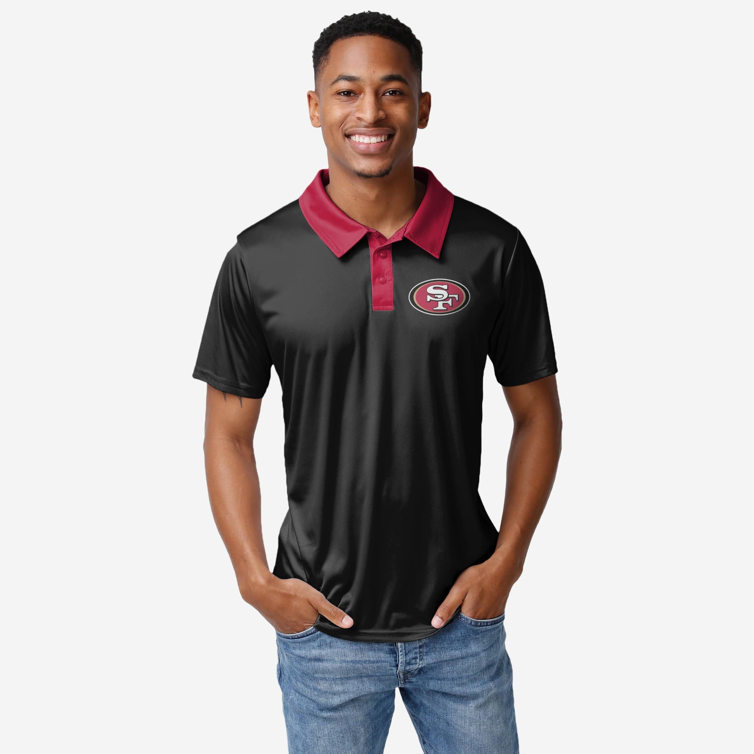 San Francisco 49ers Bonnet de nuit Polo en polyester