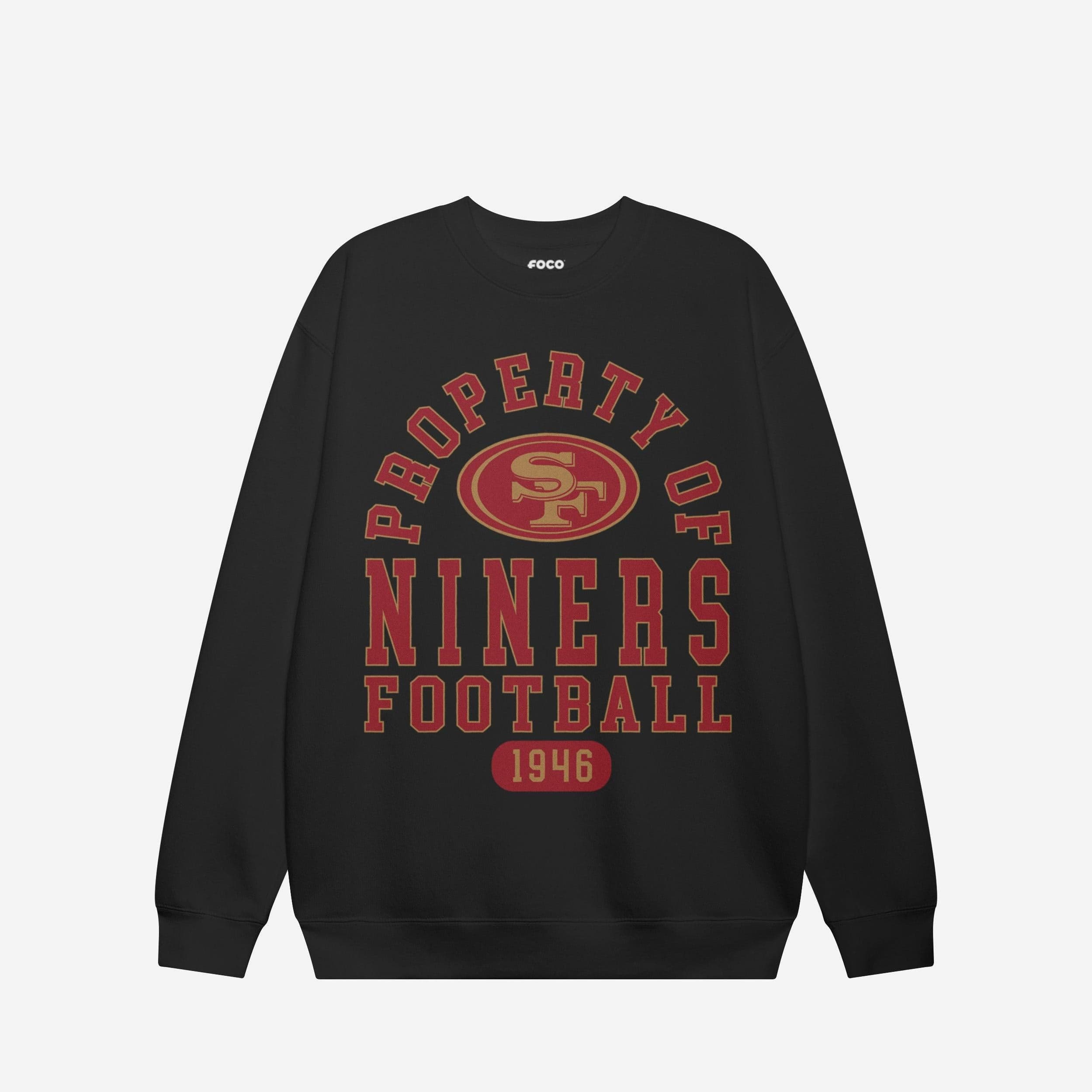 San Francisco 49ers Propriété du sweat-shirt à col rond