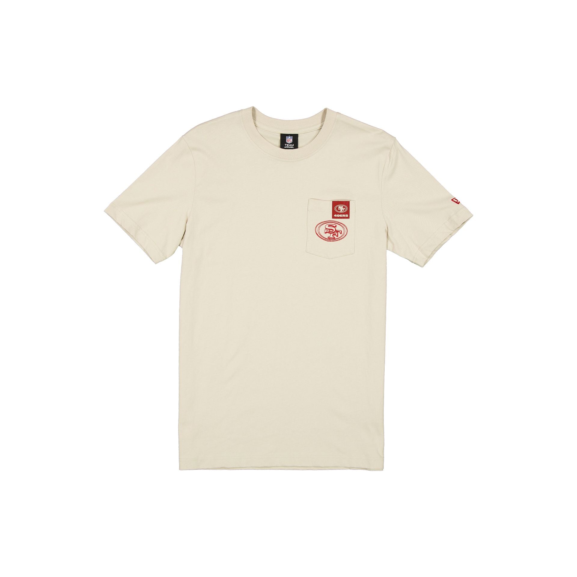 San Francisco 49ers T-shirt matelassé à poche en pierre