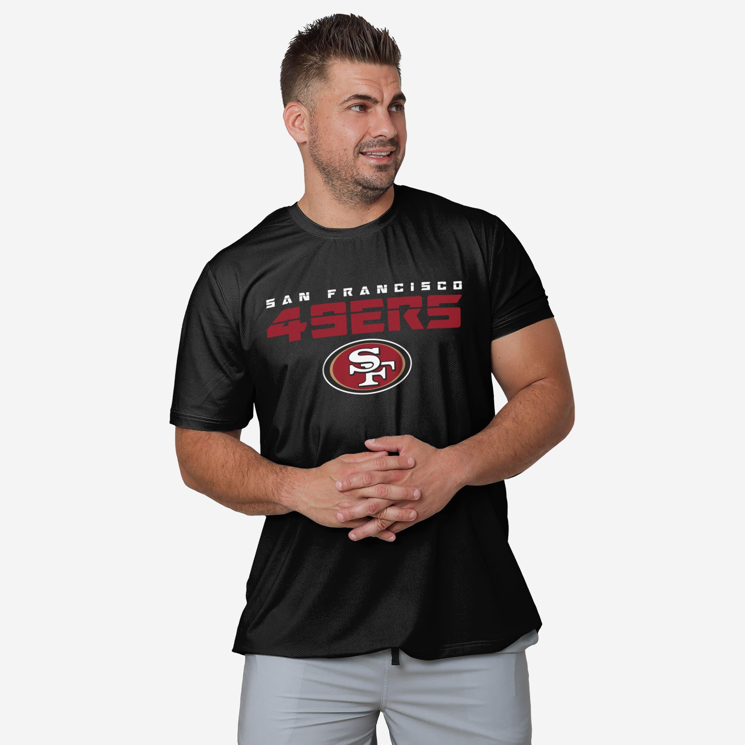 Maillot de bain à manches courtes San Francisco 49ers Rash Guard