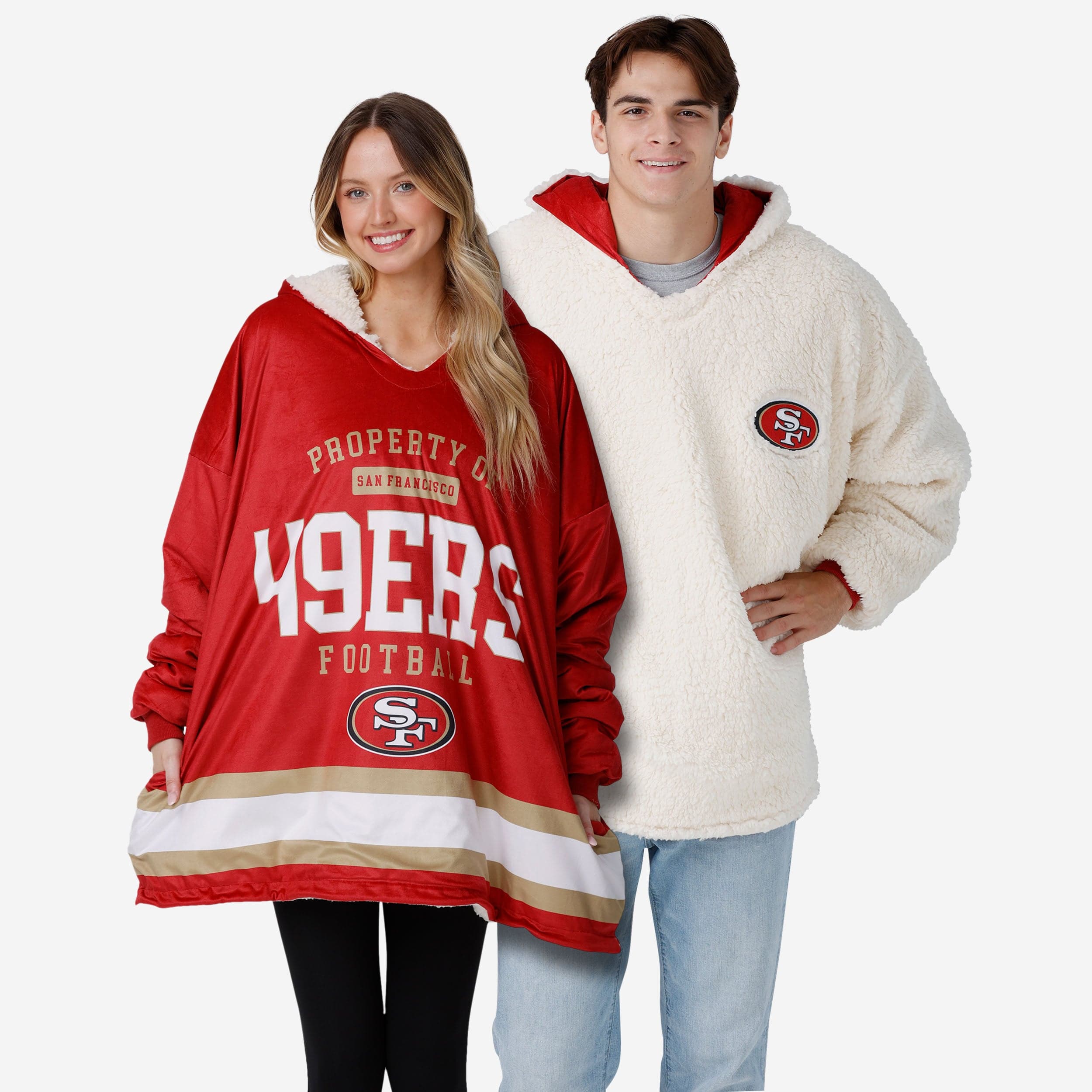 Propriété de couleur de l'équipe San Francisco 49ers de Hoodeez