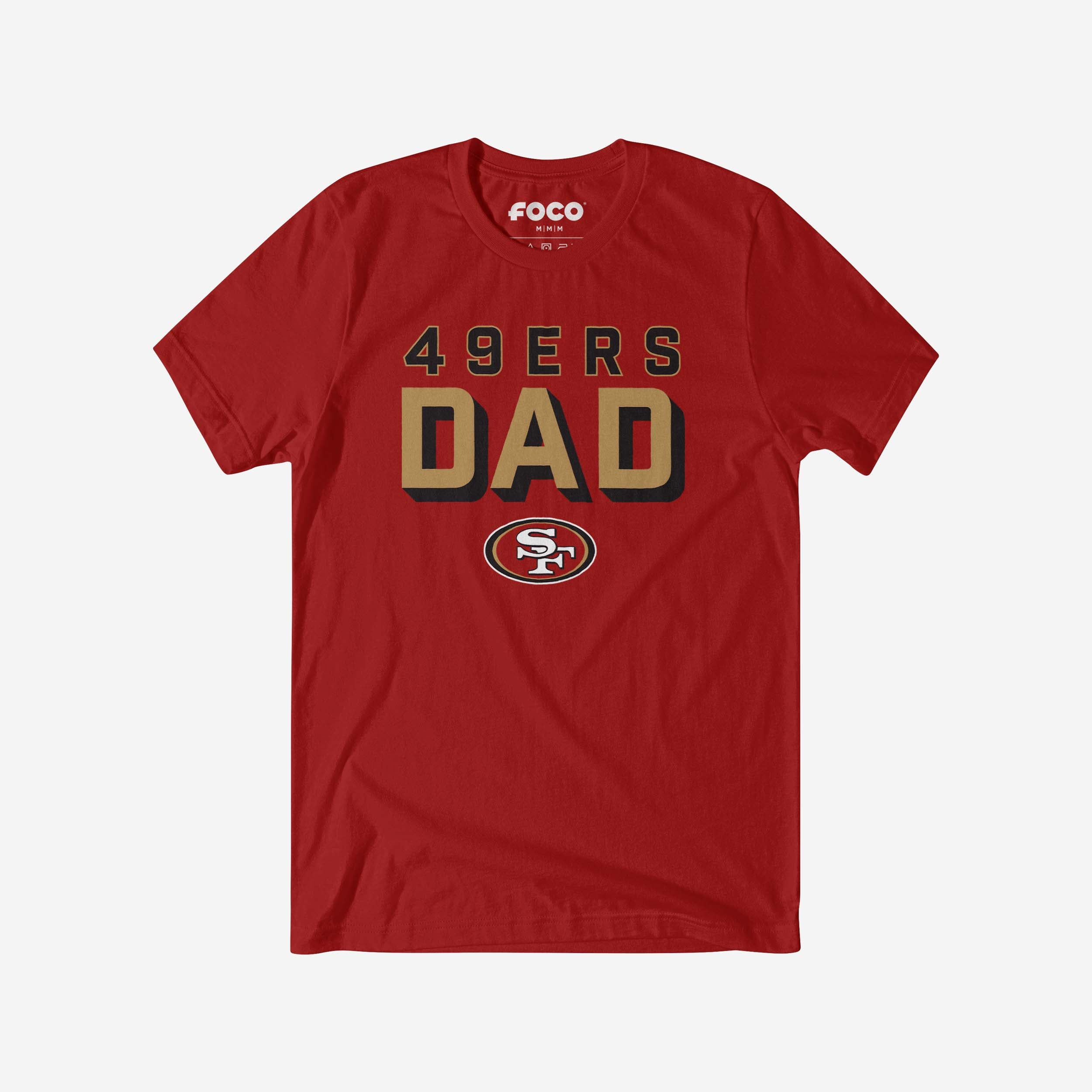 T-shirt papa de l'équipe San Francisco 49ers