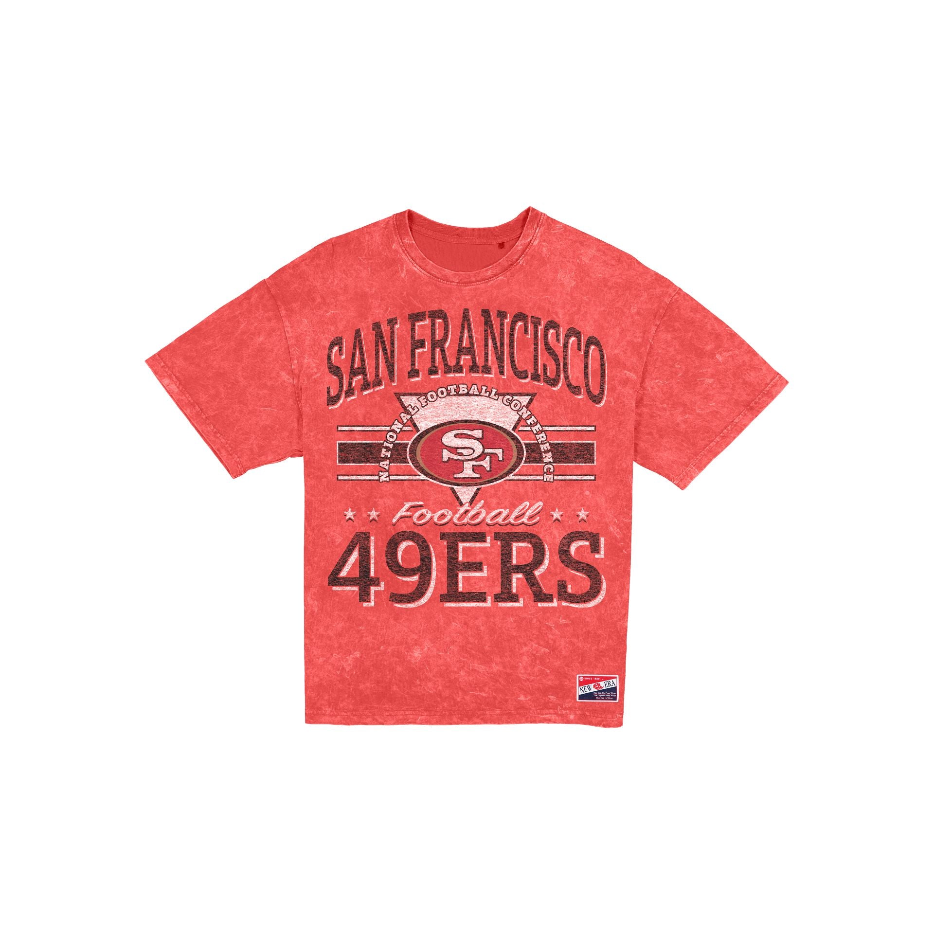 San Francisco 49ers T-Shirt Femme Throwback Vintage Wash