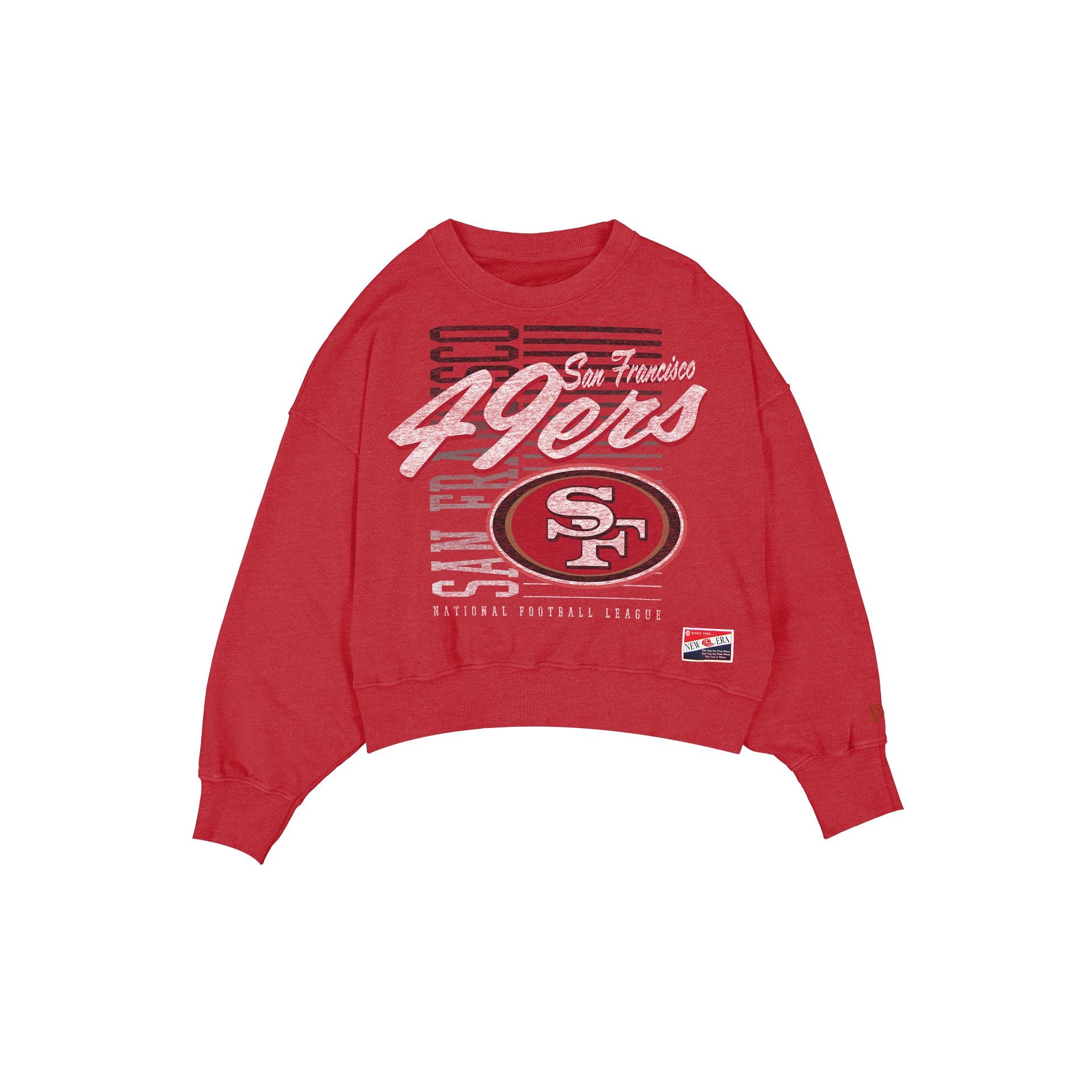 San Francisco 49ers Throwback Col rond délavé pour femme