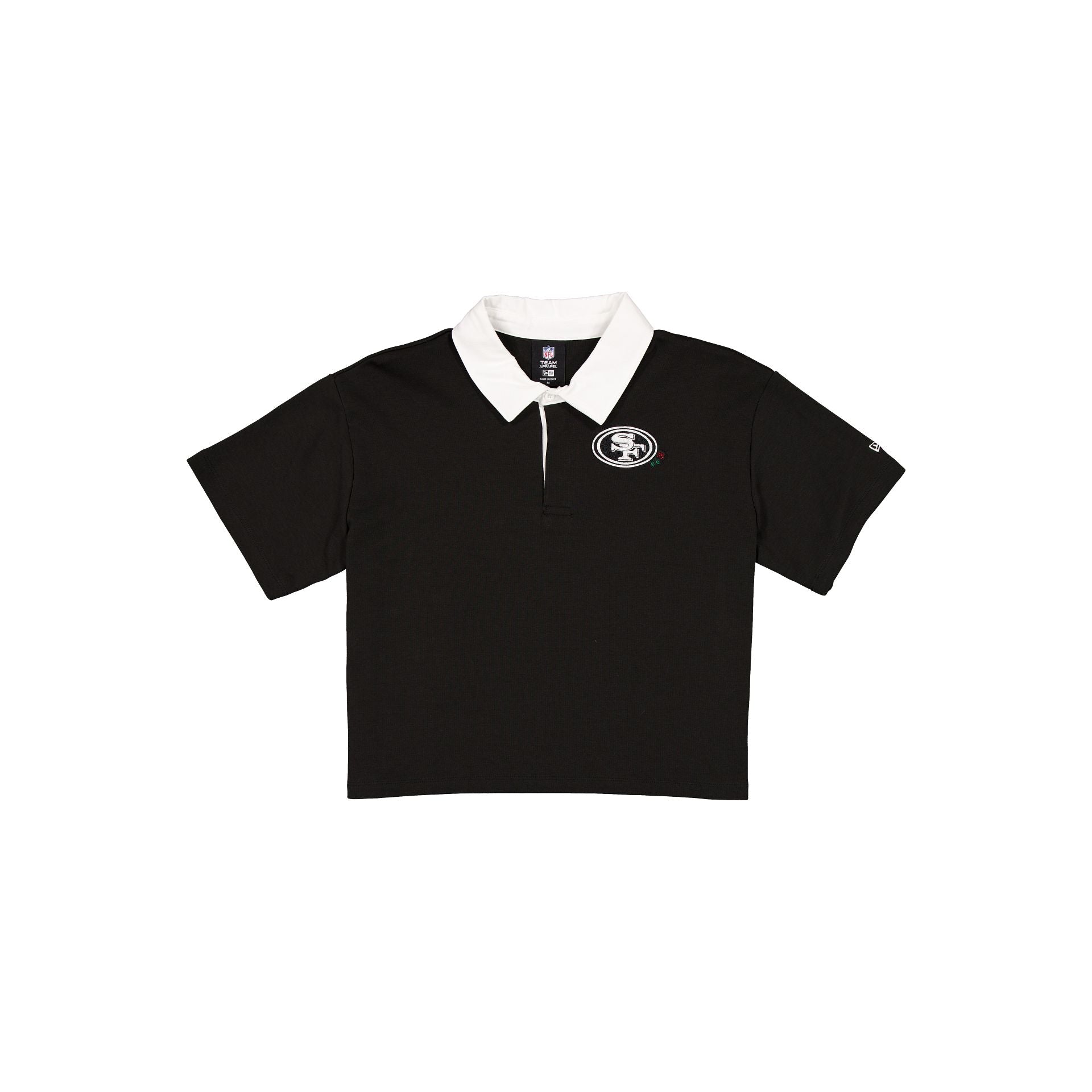 San Francisco 49ers Polo noir court pour femme