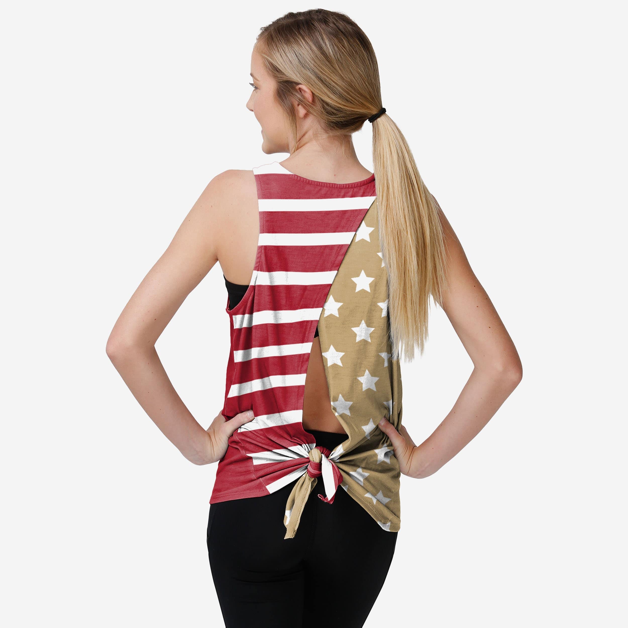 San Francisco 49ers Haut sans manches Americana Tie-Breaker pour femme