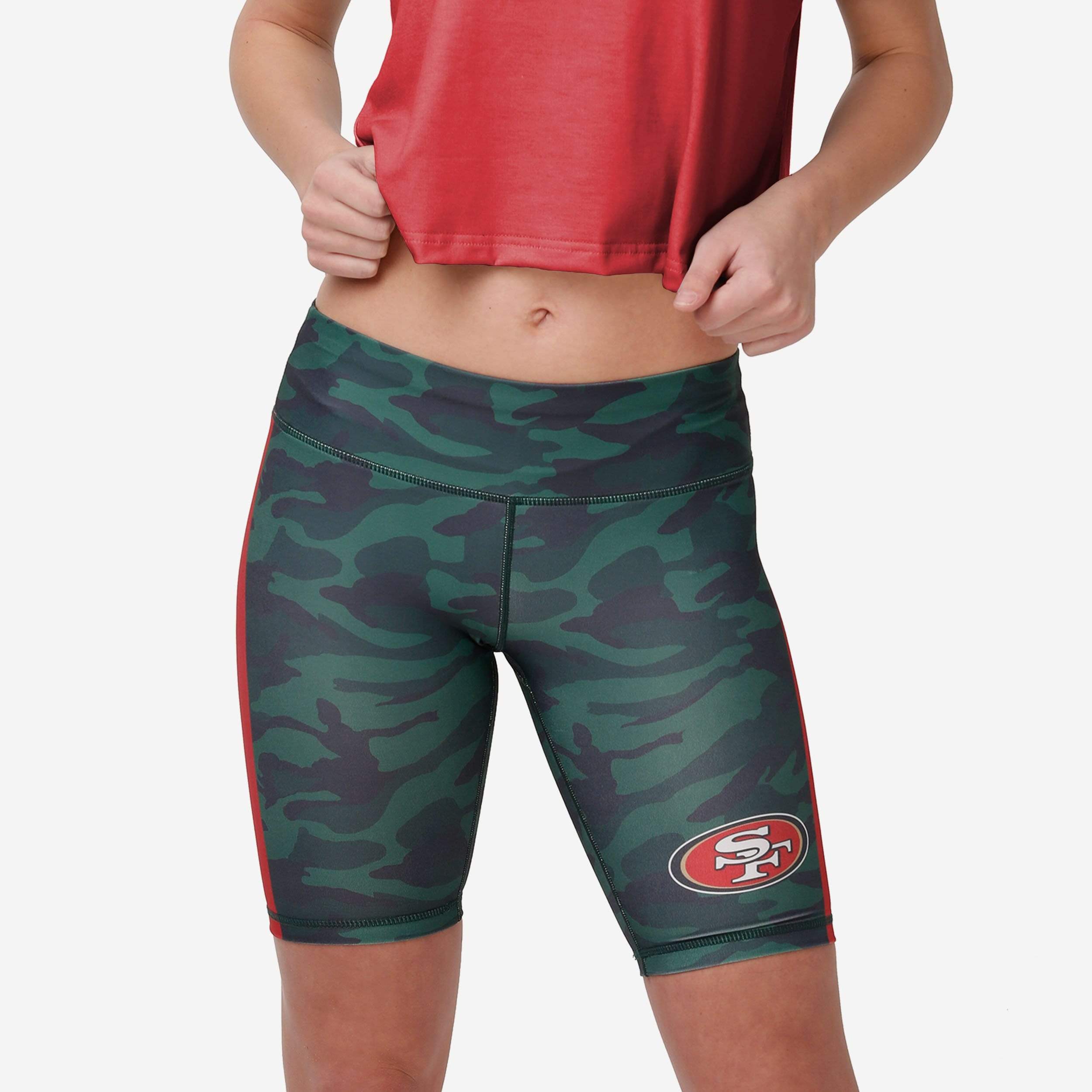 San Francisco 49ers Short de vélo camouflage pour femme