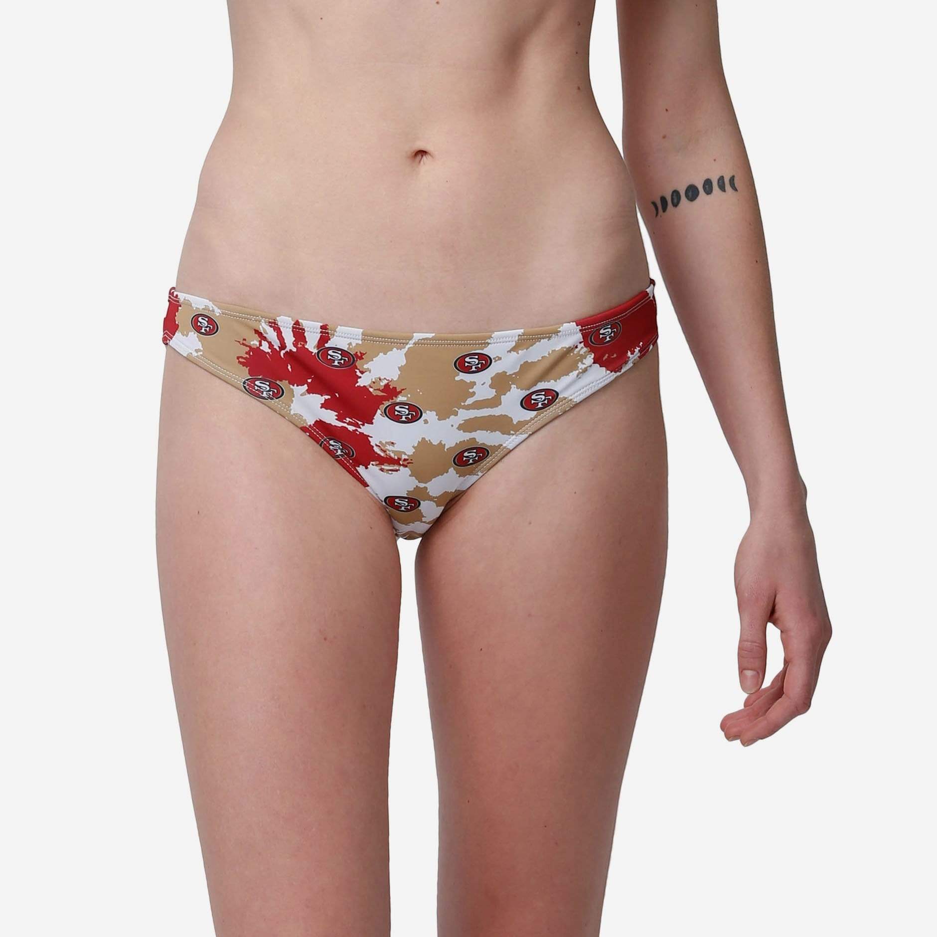 San Francisco 49ers Bas de bikini Paint Splash pour femme