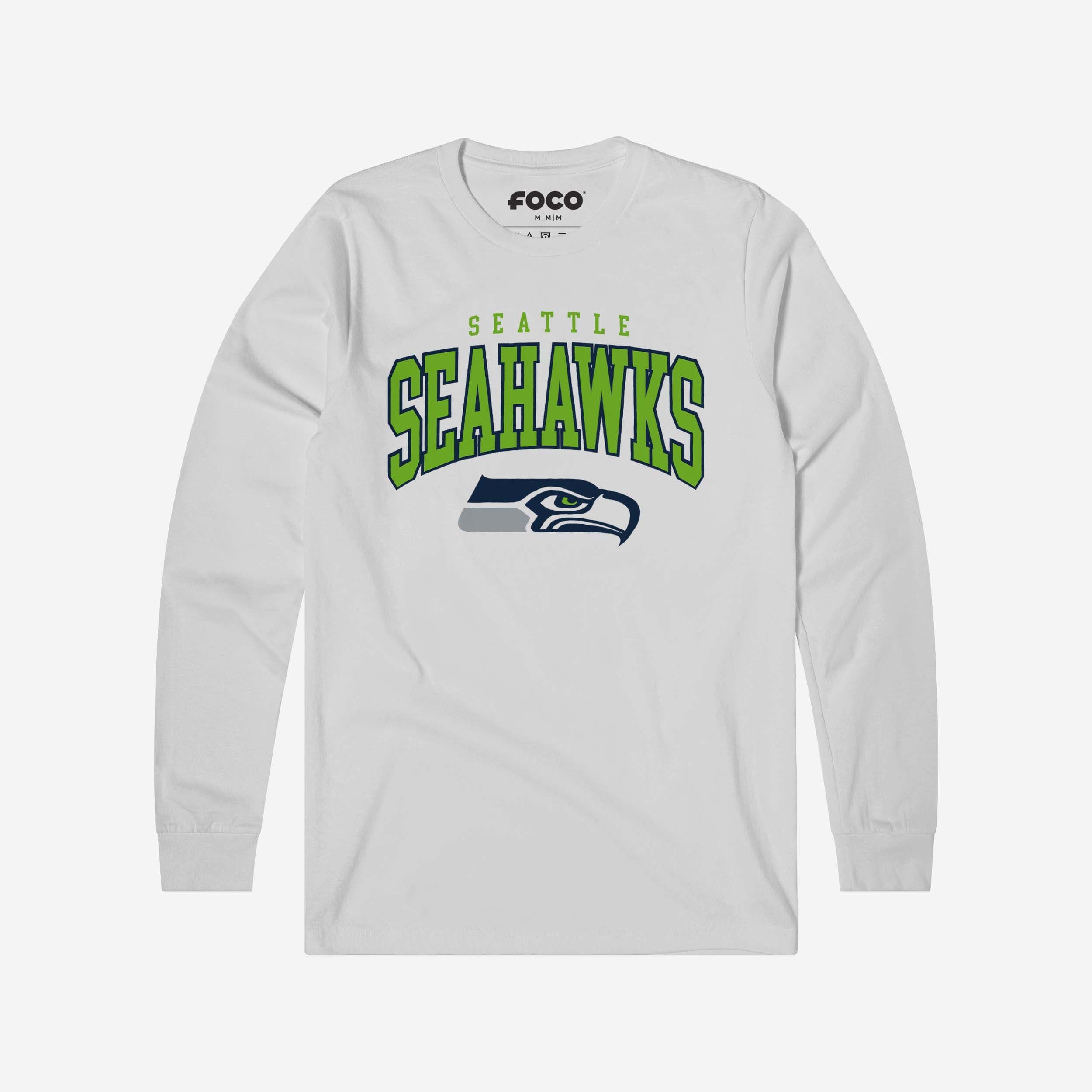 Seattle Seahawks T-shirt à manches longues avec logo classique