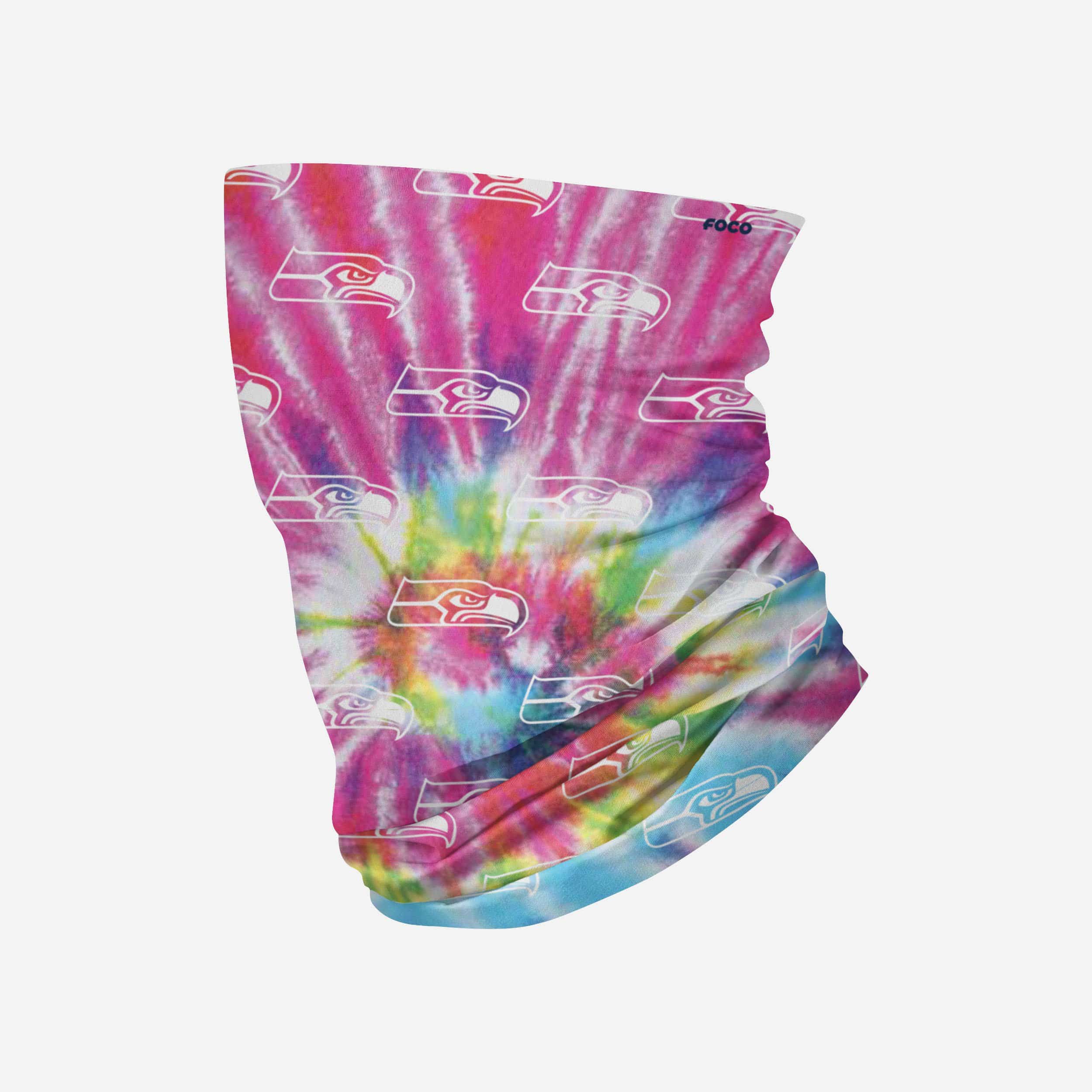 Seattle Seahawks Écharpe guêtre pastel tie-dye