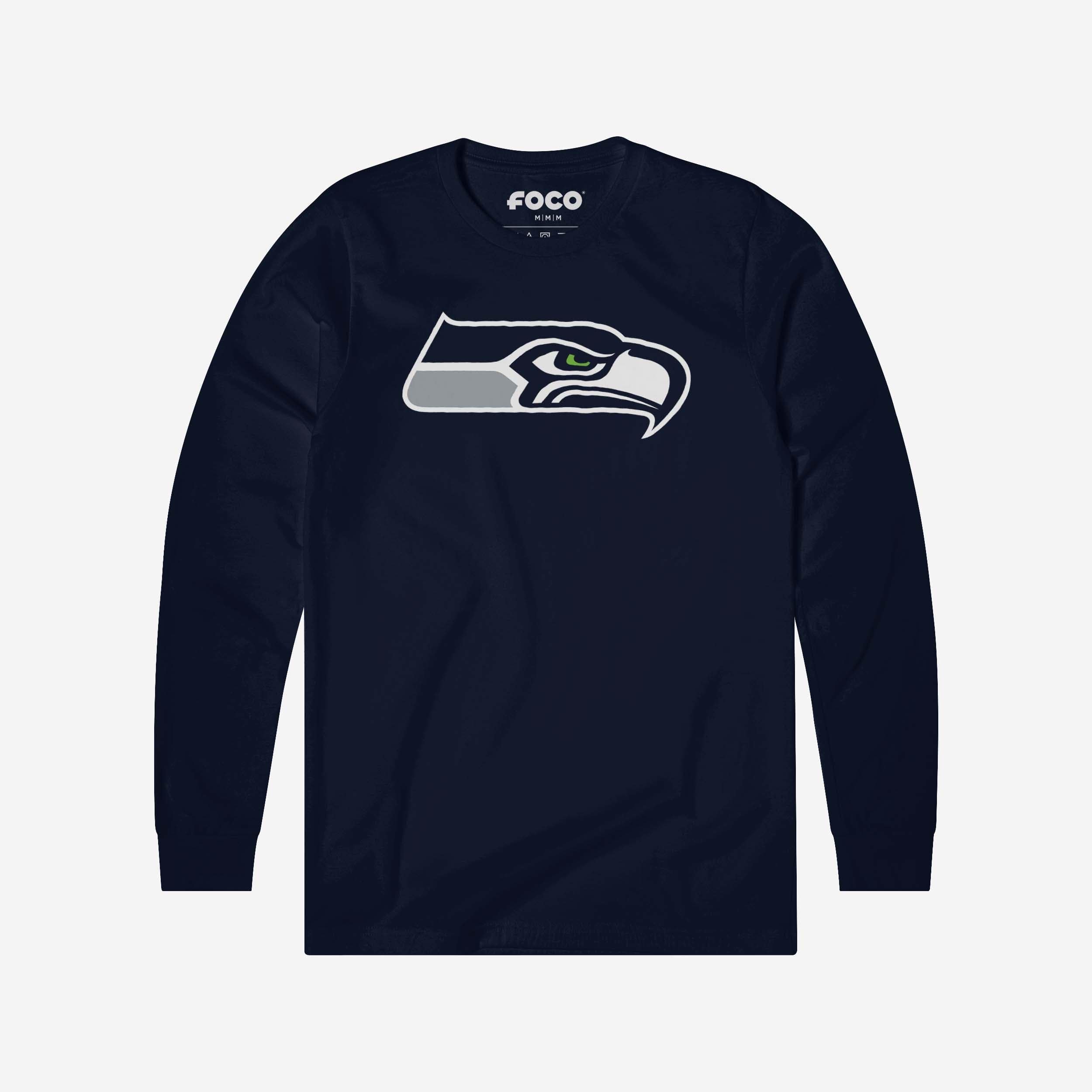 Seattle Seahawks T-shirt à manches longues avec logo principal