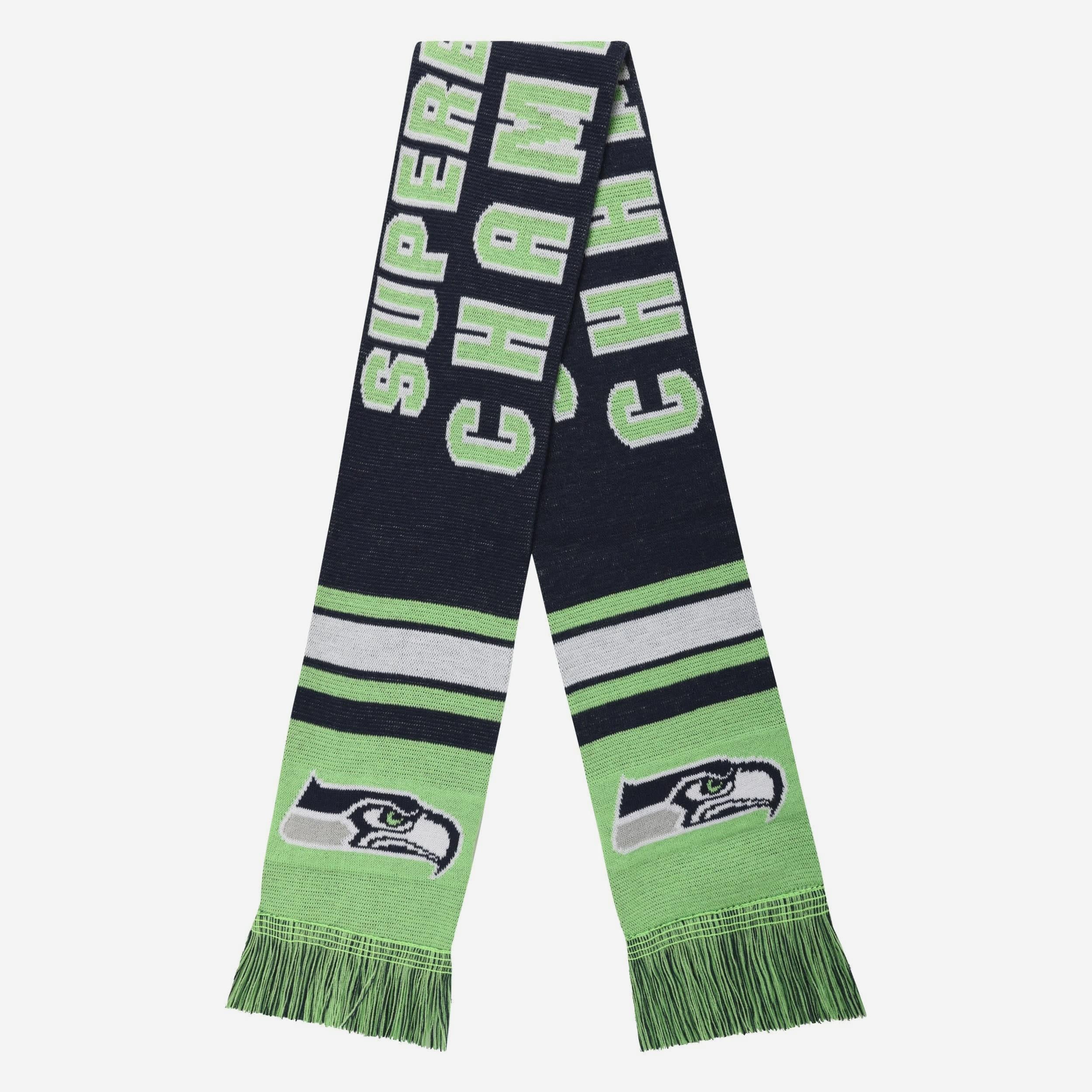Écharpe acrylique Seattle Seahawks Super Bowl LX Champions