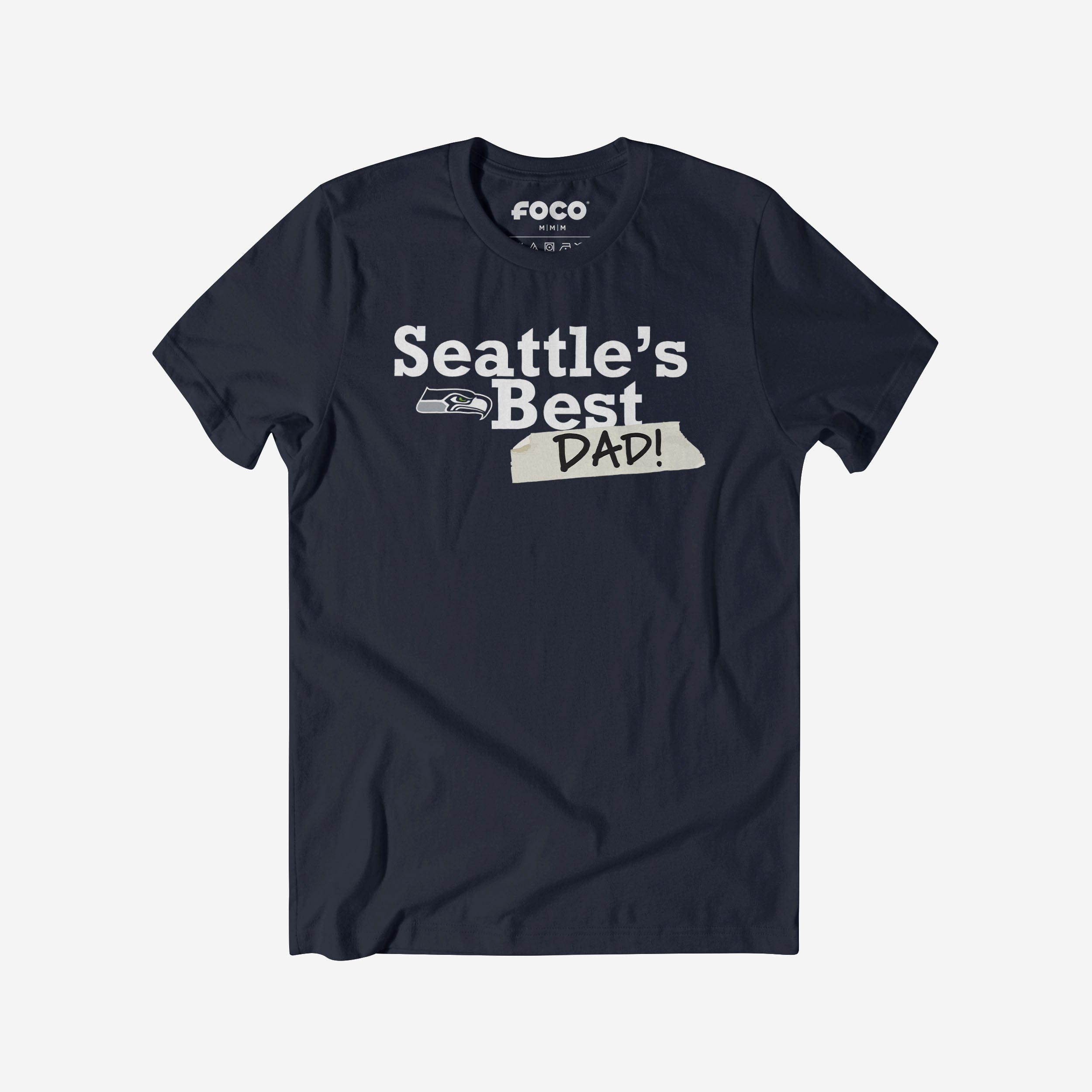 Seattle Seahawks T-shirt le meilleur papa du monde