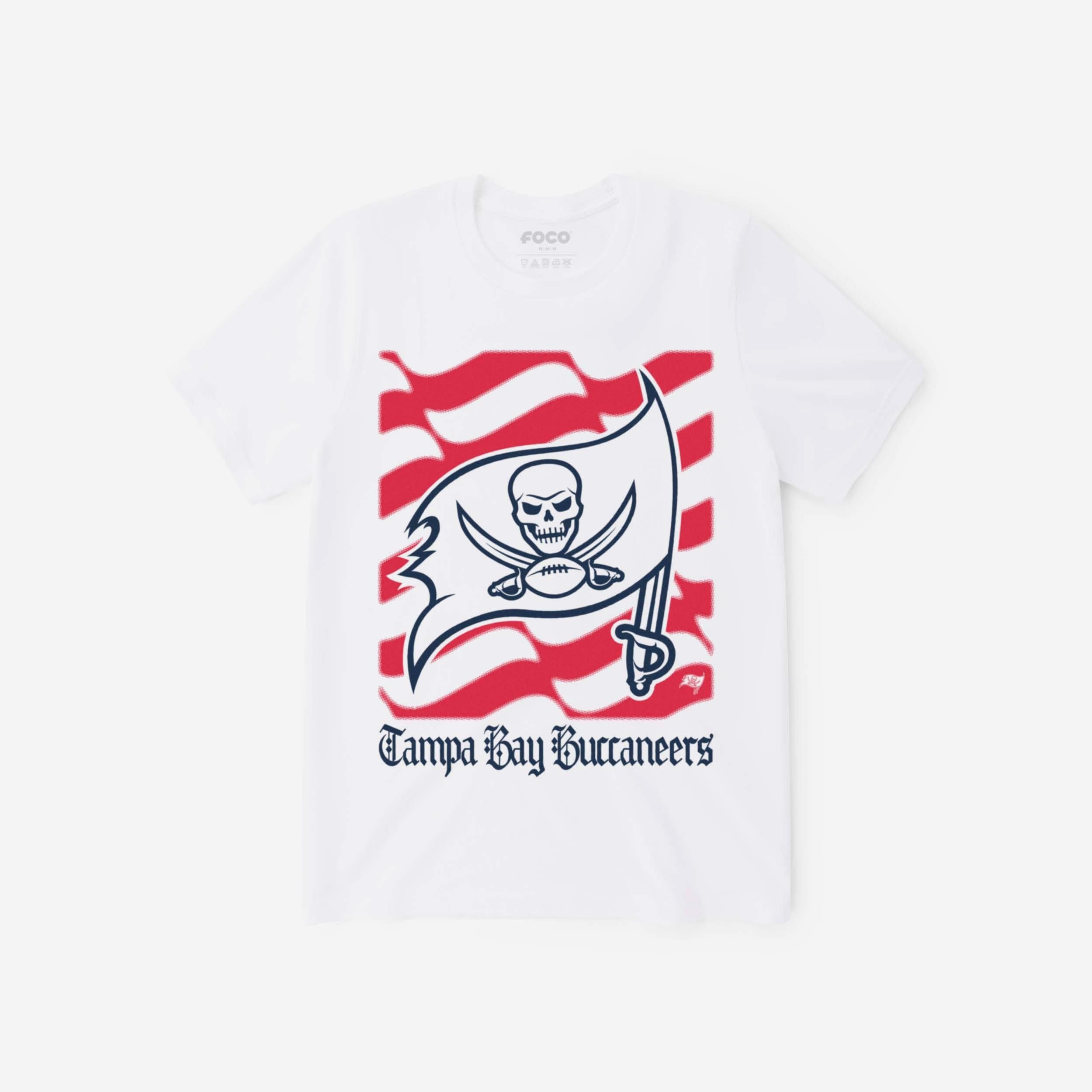 Tampa Bay Buccaneers T-shirt avec le mot-symbole du patrimoine américain
