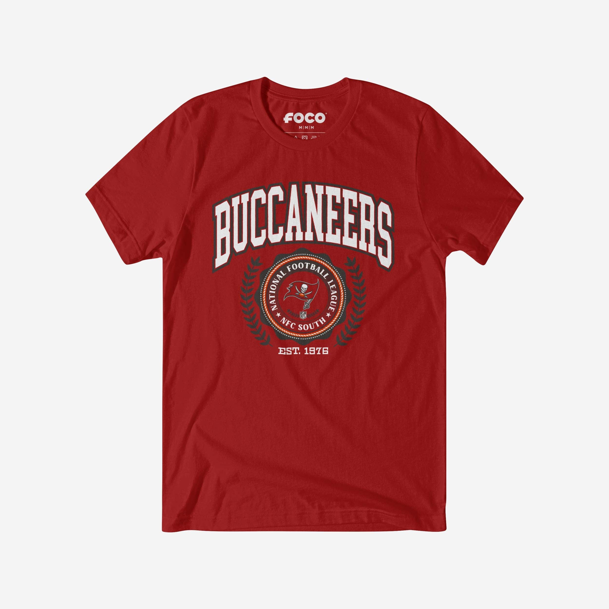 T-shirt à écusson de l'équipe Tampa Bay Buccaneers