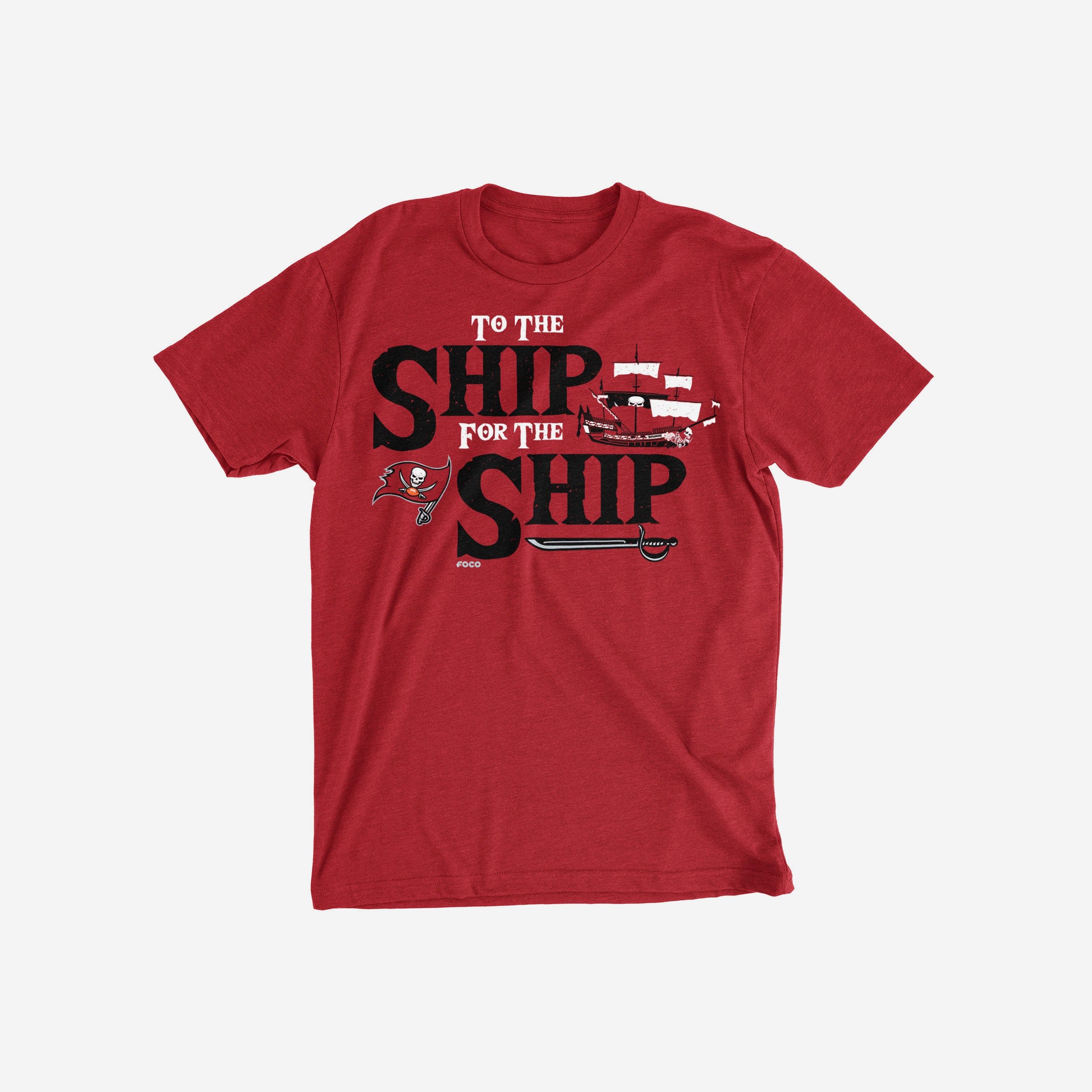 Tampa Bay Buccaneers Au navire pour le T-shirt du navire