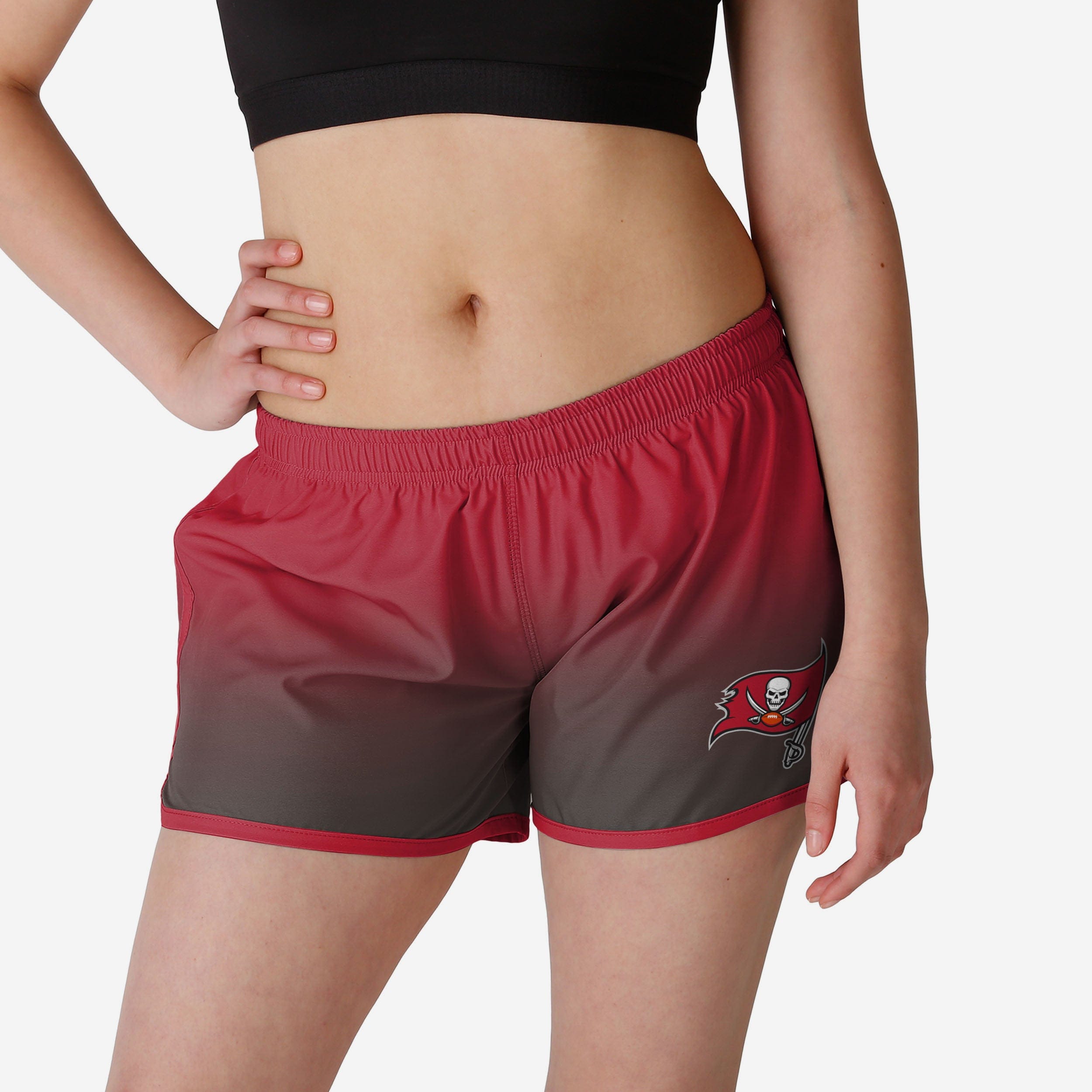 Tampa Bay Buccaneers Short de course dégradé pour femmes