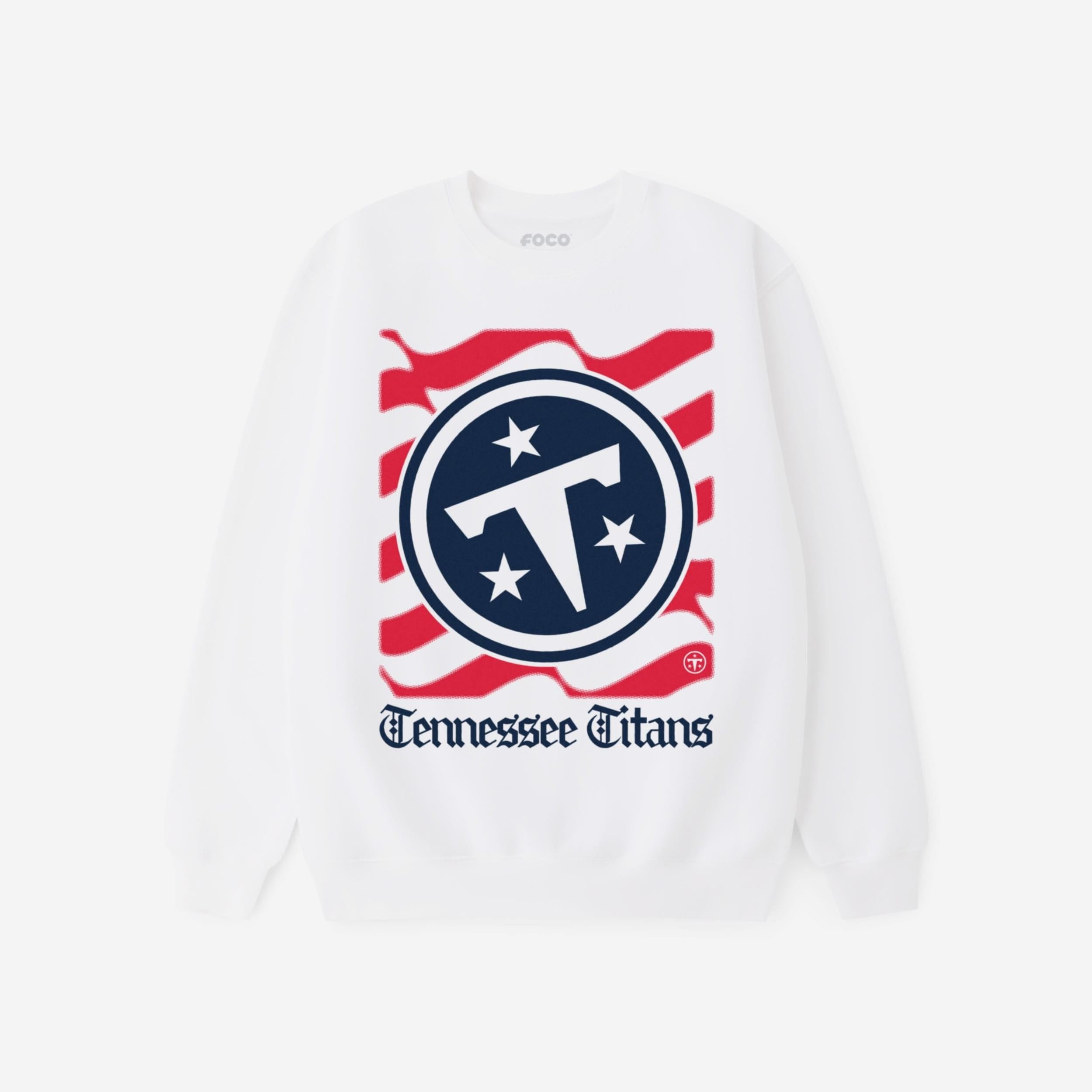 Tennessee Titans Sweat-shirt à col rond avec logo American Heritage