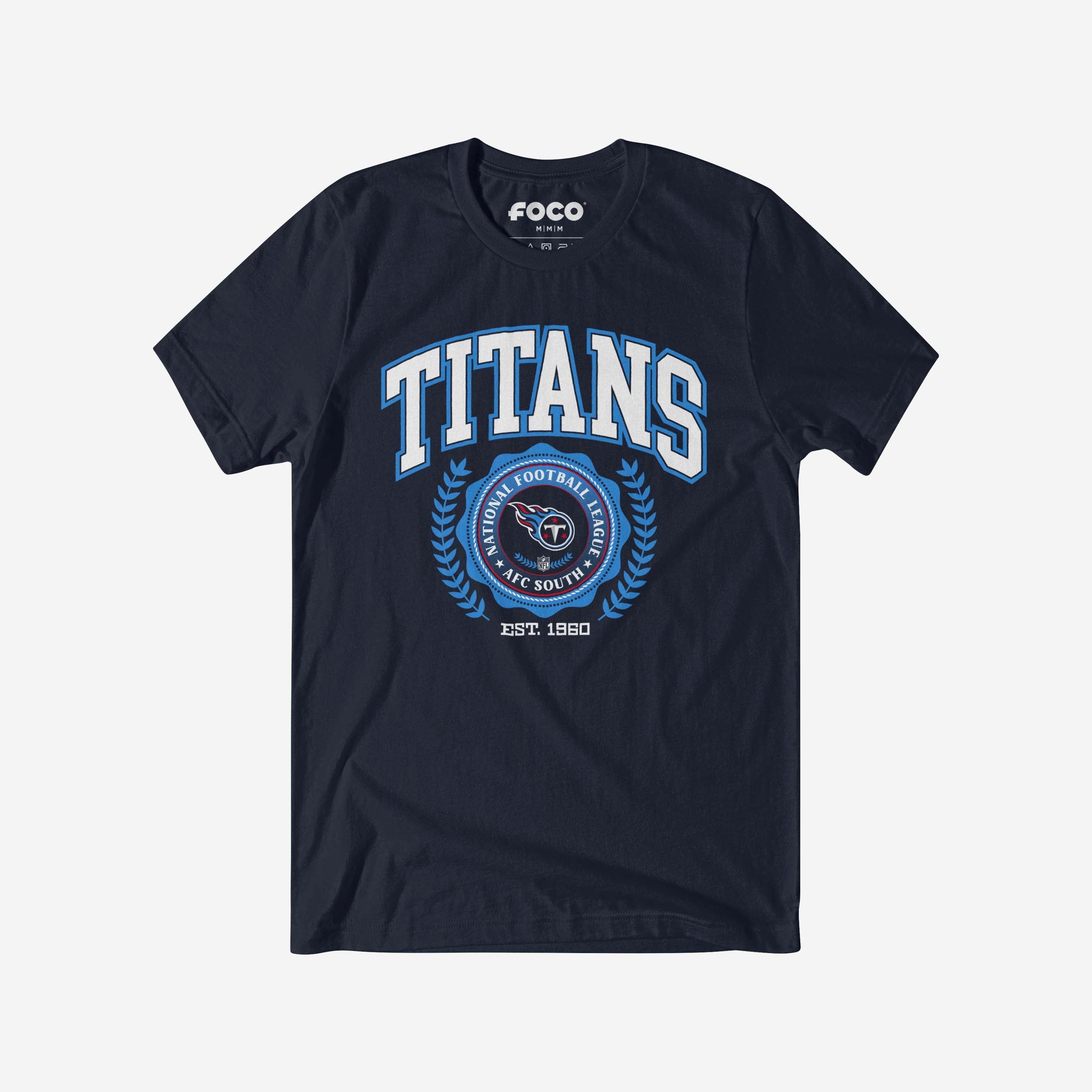 T-shirt à écusson de l'équipe Tennessee Titans