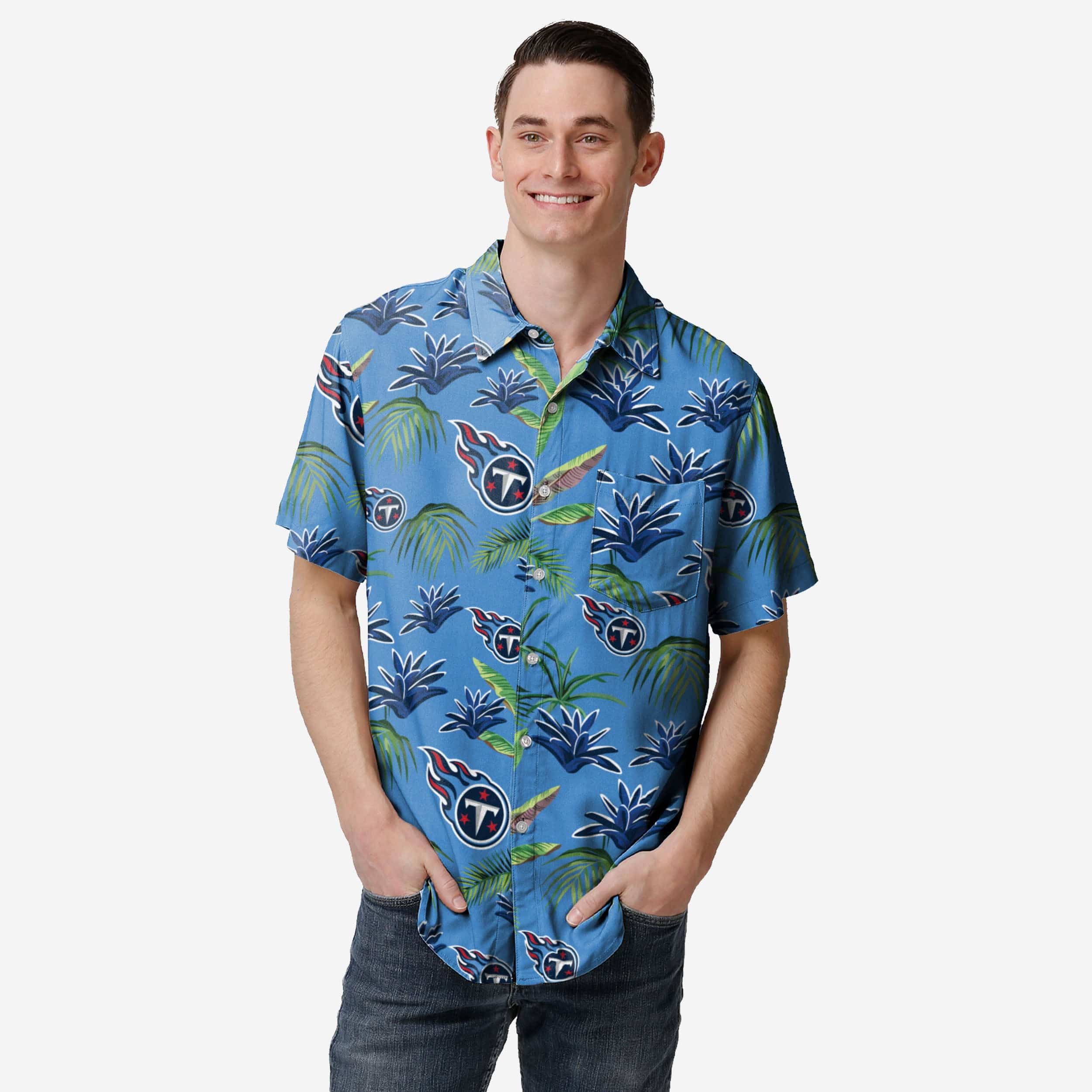 Tennessee Titans Chemise boutonnée Victory Vacay