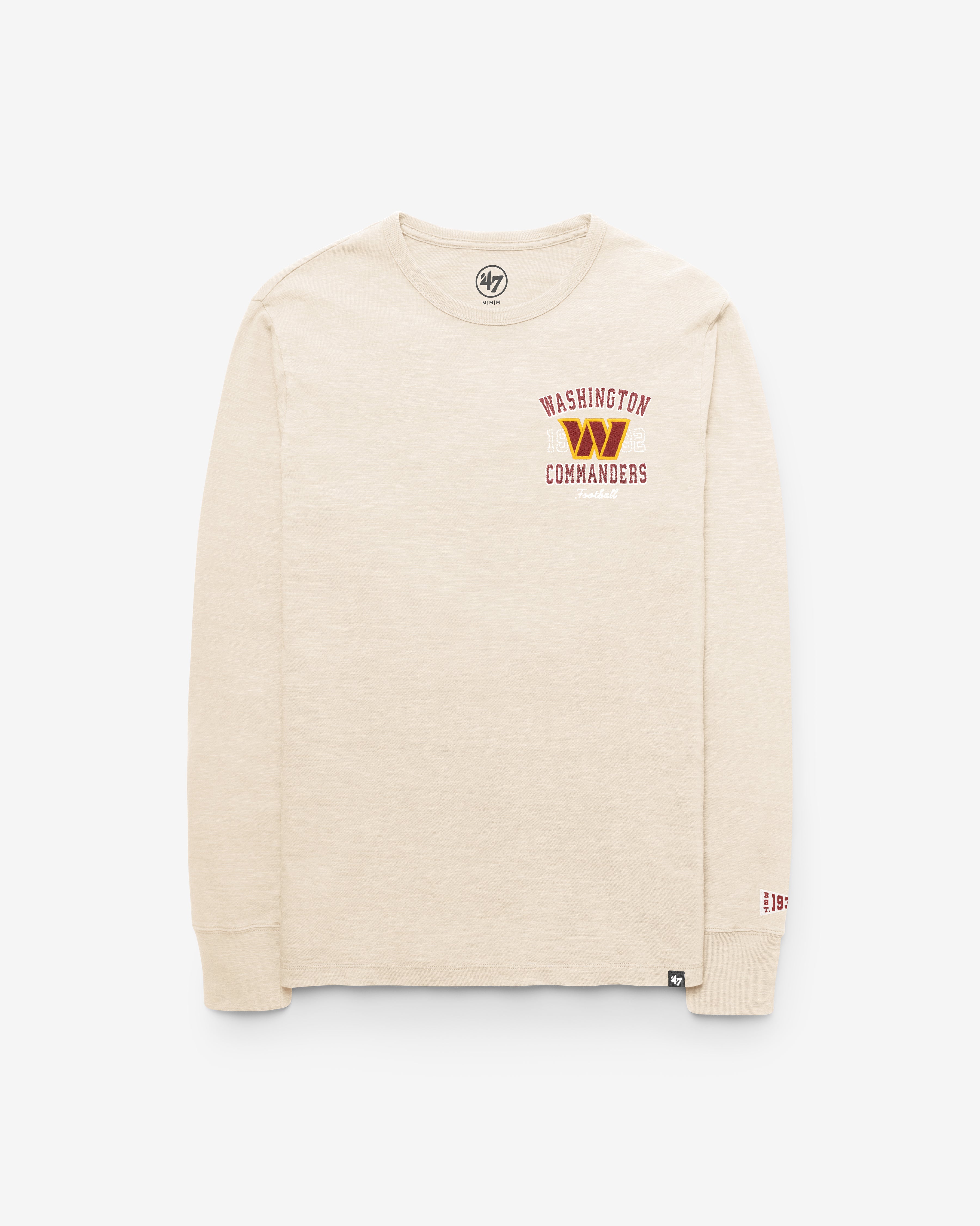 Washington Commanders EGREMONT BIEN PORTÉ '47 HEAVY SLUB T-SHIRT À MANCHES LONGUES