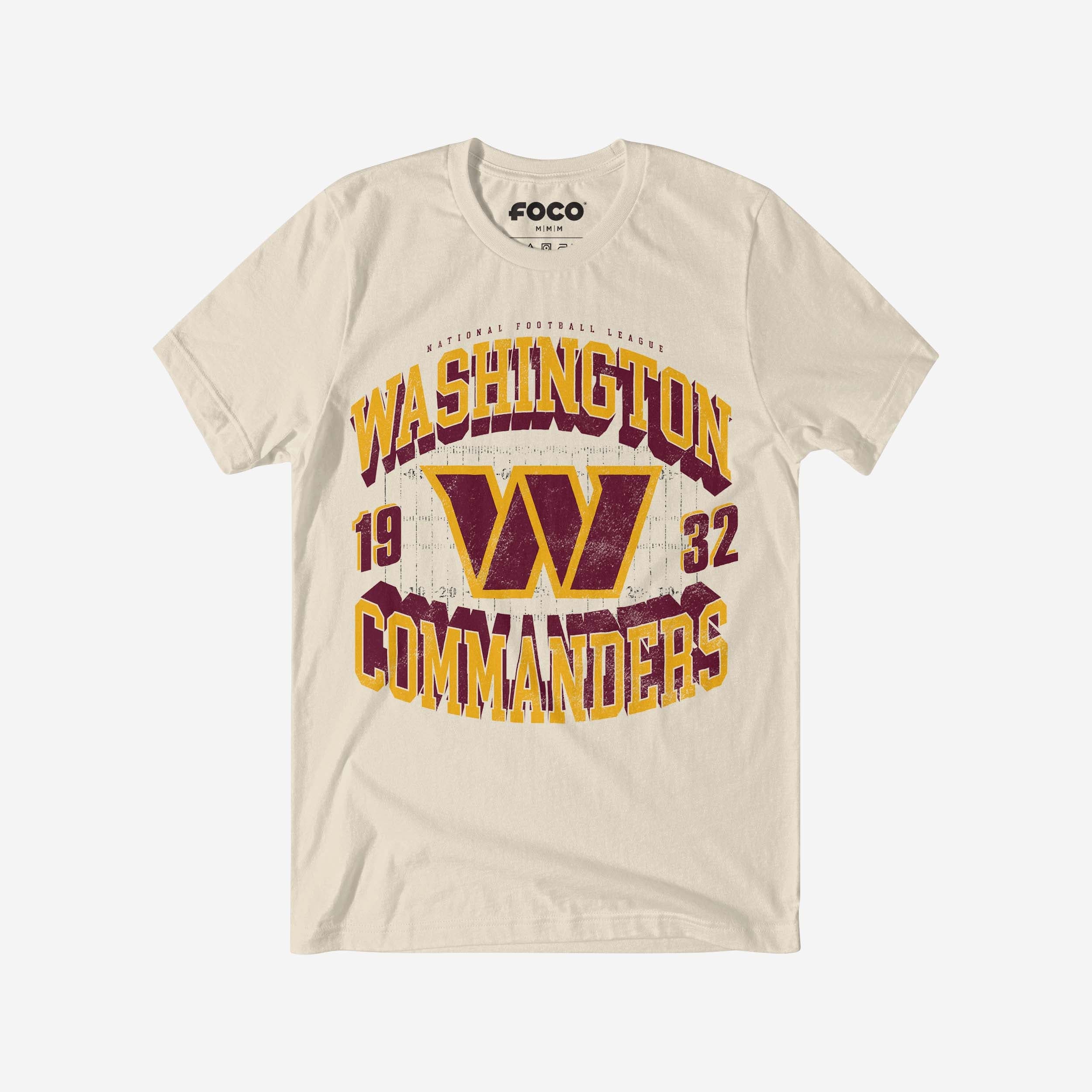 Washington Commanders T-shirt avec mot-symbole arqué