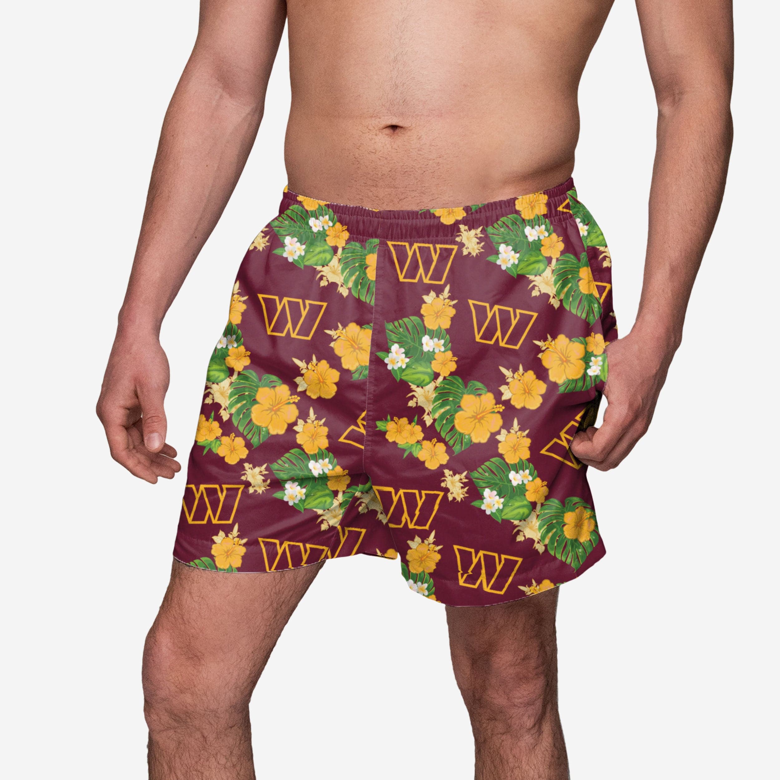 Maillot de bain fleuri Washington Commanders