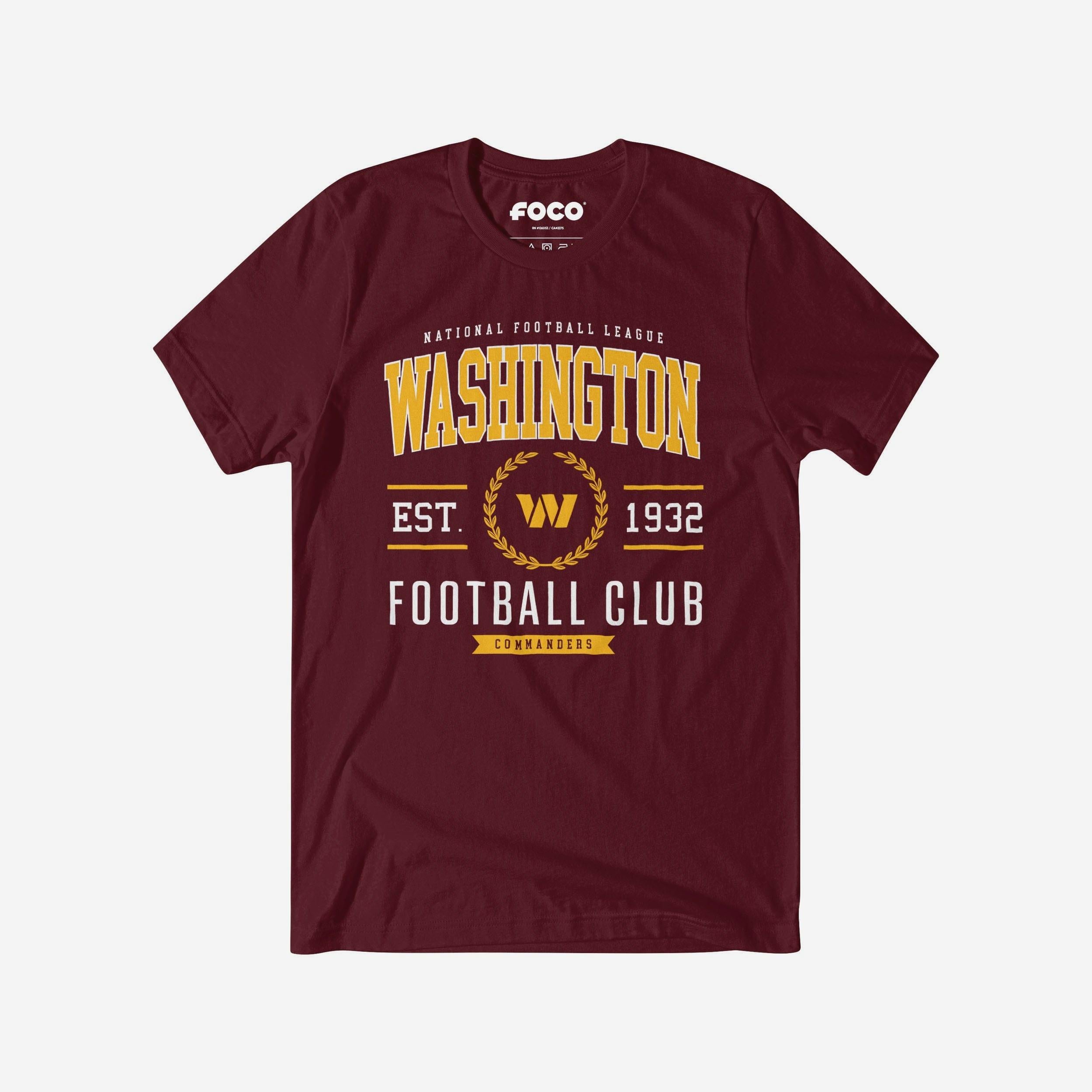 T-shirt Washington Commanders Club de Football