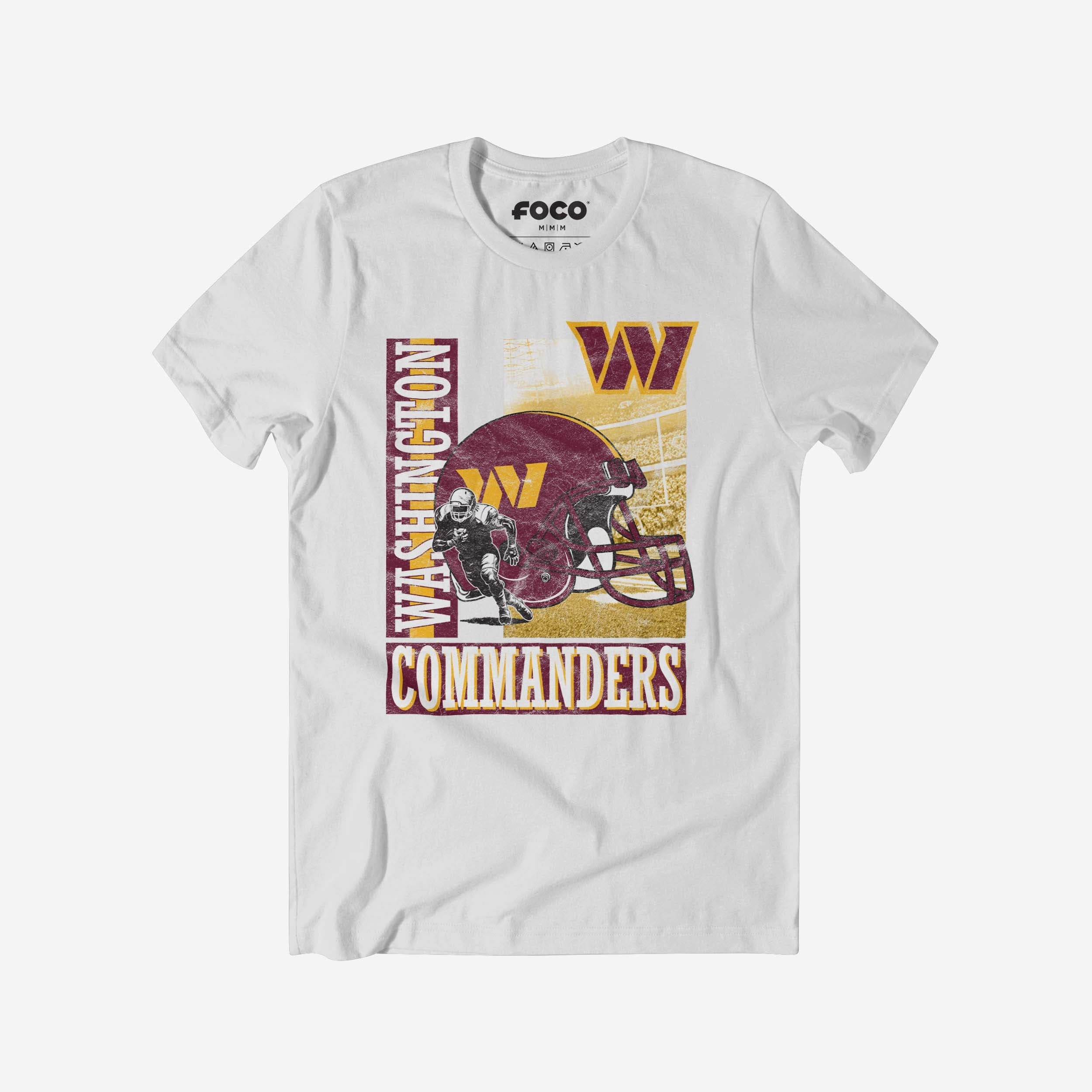T-shirt Washington Commanders avec casque Dash