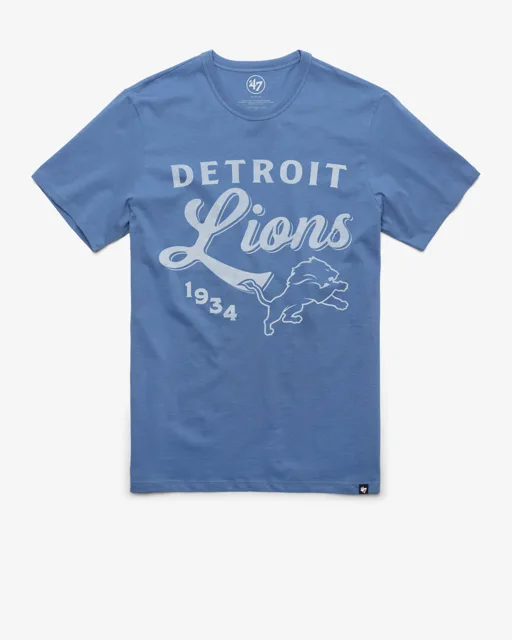 Detroit Lions SCRIPT '47 FRANKLIN TEE
