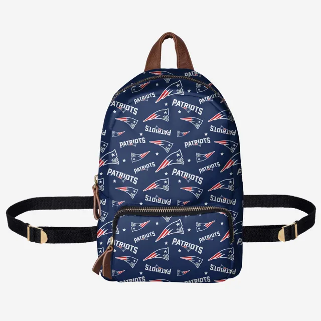 Mini sac à dos de la collection imprimée New England Patriots