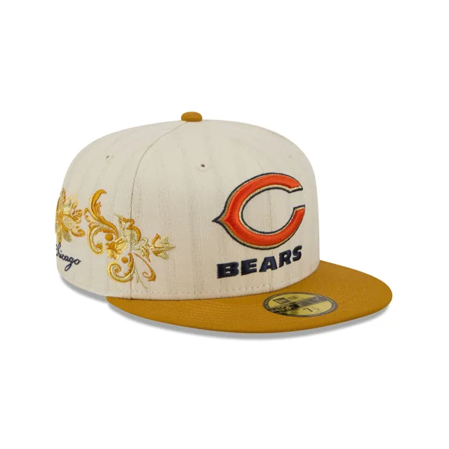 Chicago Bears Casquette ajustée à chevrons chromée 59FIFTY