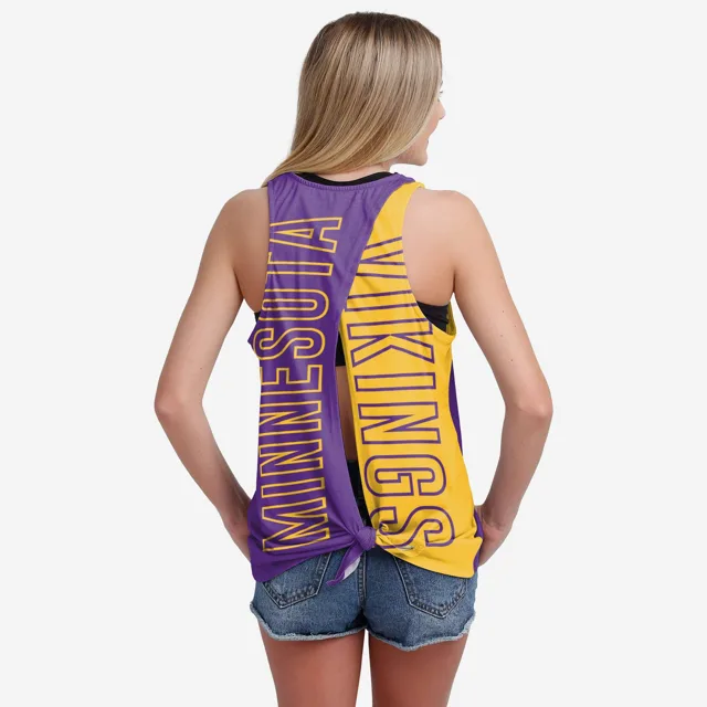Minnesota Vikings Haut sans manches brise-cravate pour femme