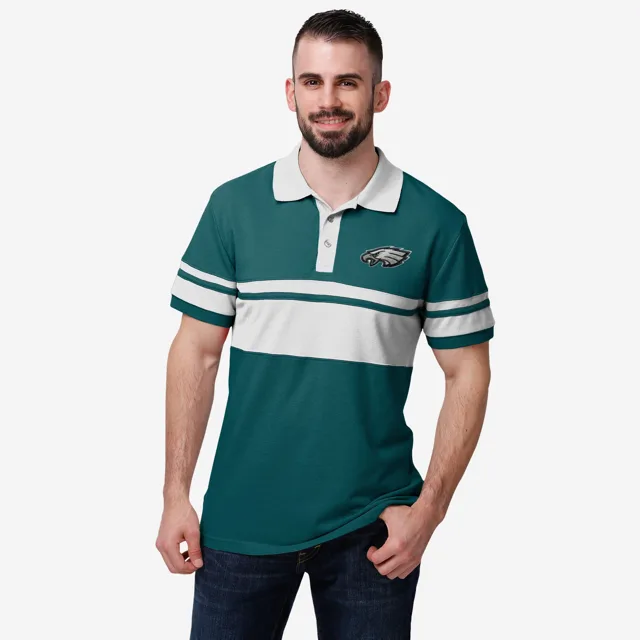 Polo à rayures en coton Philadelphia Eagles