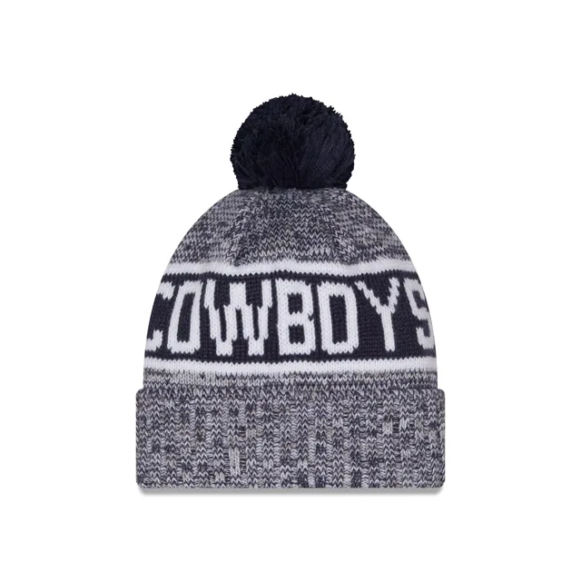Dallas Cowboys Bonnet en tricot à pompon tricolore