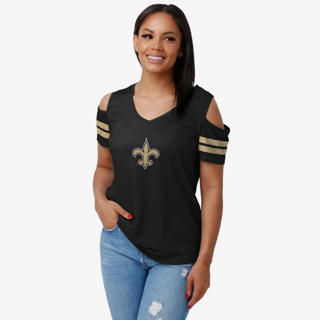 New Orleans Saints T-shirt à épaules dénudées pour femme