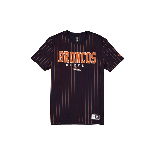 Denver Broncos T-shirt universitaire à fines rayures