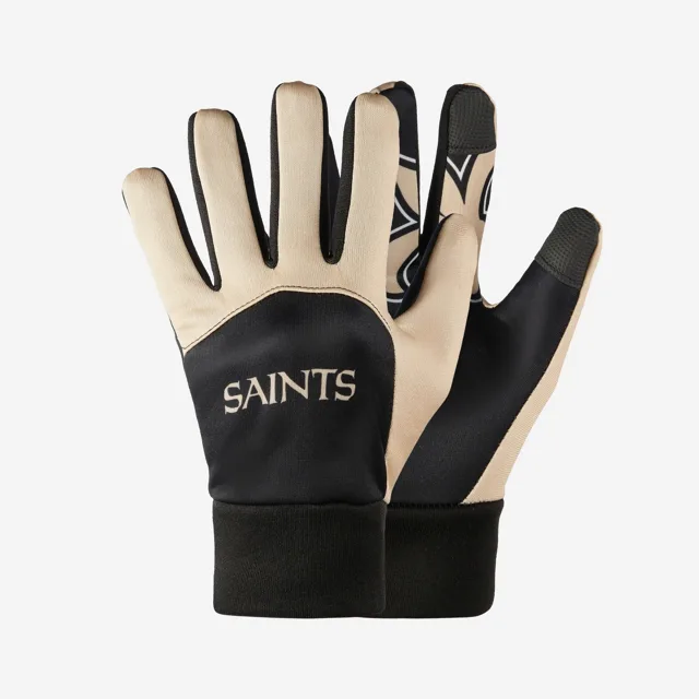 New Orleans Saints Gants de textos avec logo sur la paume