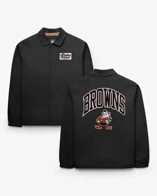 Cleveland Browns VESTE D'ENTRAÎNEUR RECHAUPÉ HISTORIQUE '47