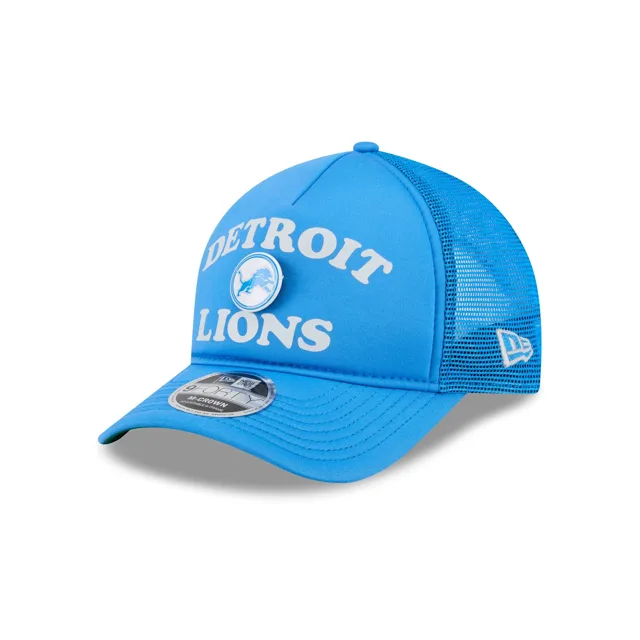 Detroit Lions Bouton 9FORTY Casquette de camionneur A-Frame M-Crown