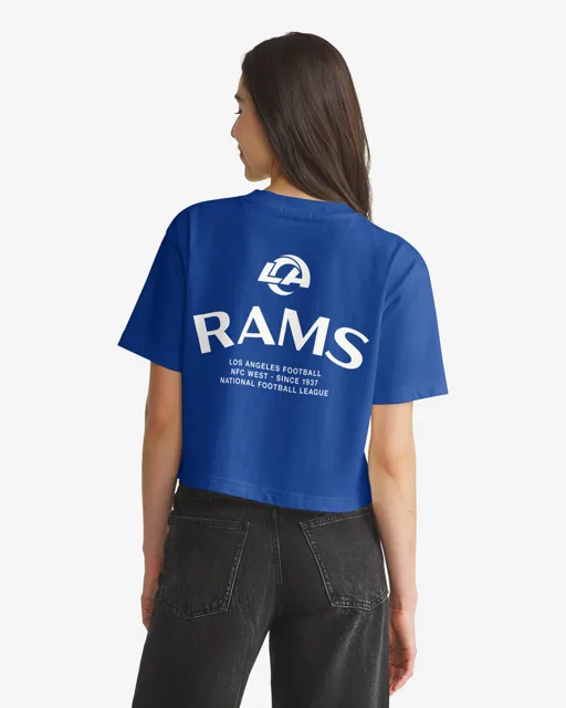 Los Angeles Rams HADRIAN '47 FOUNDATION CROP TEE FEMME